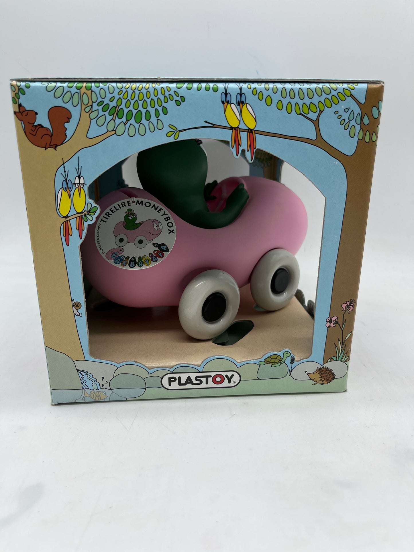 Coffret Tirelire Barbapapa modèle voiture Neuf Plastoy