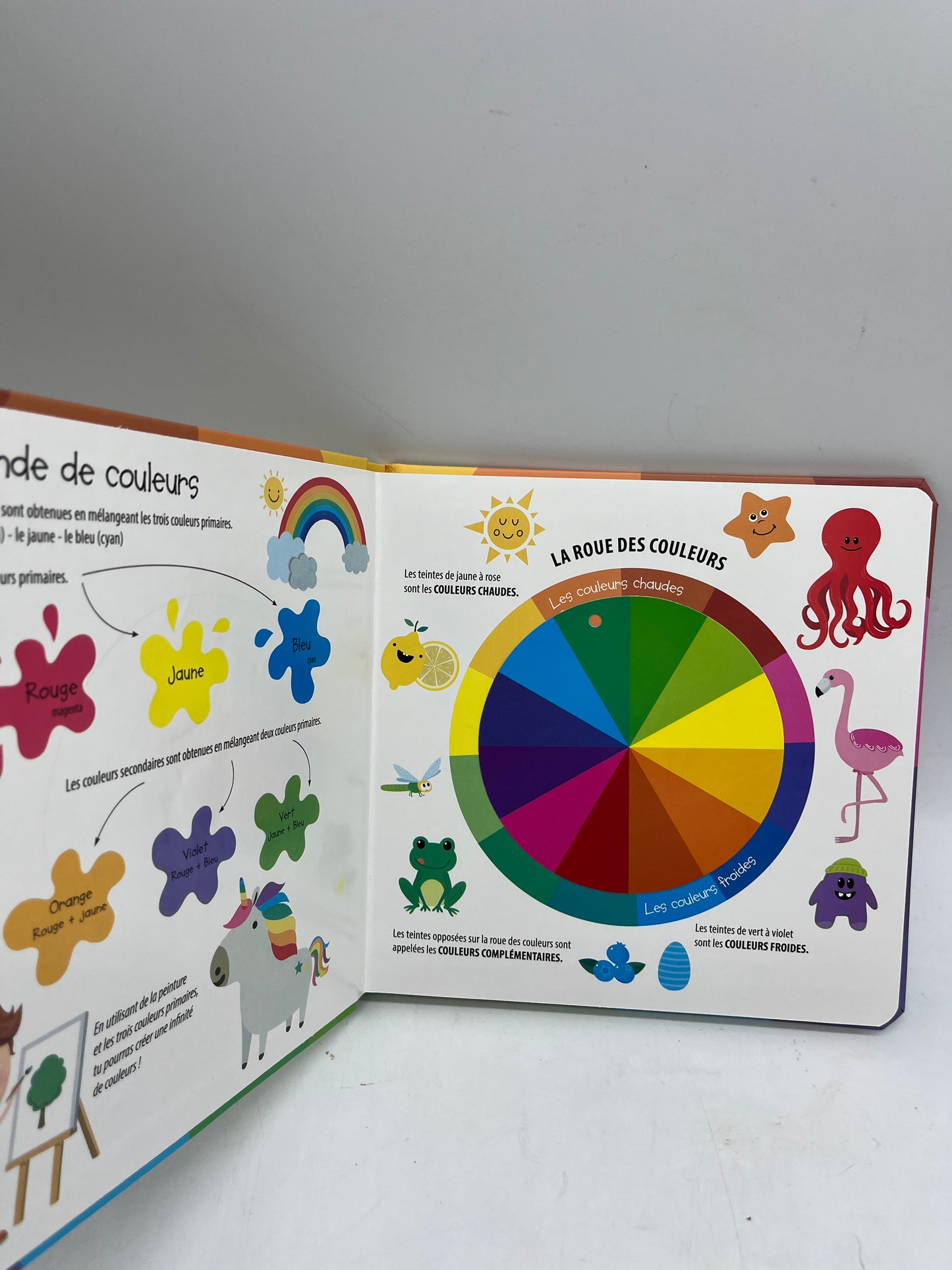 livre mon premier grands imagiers des couleurs + de 180 mots illustré Neuf