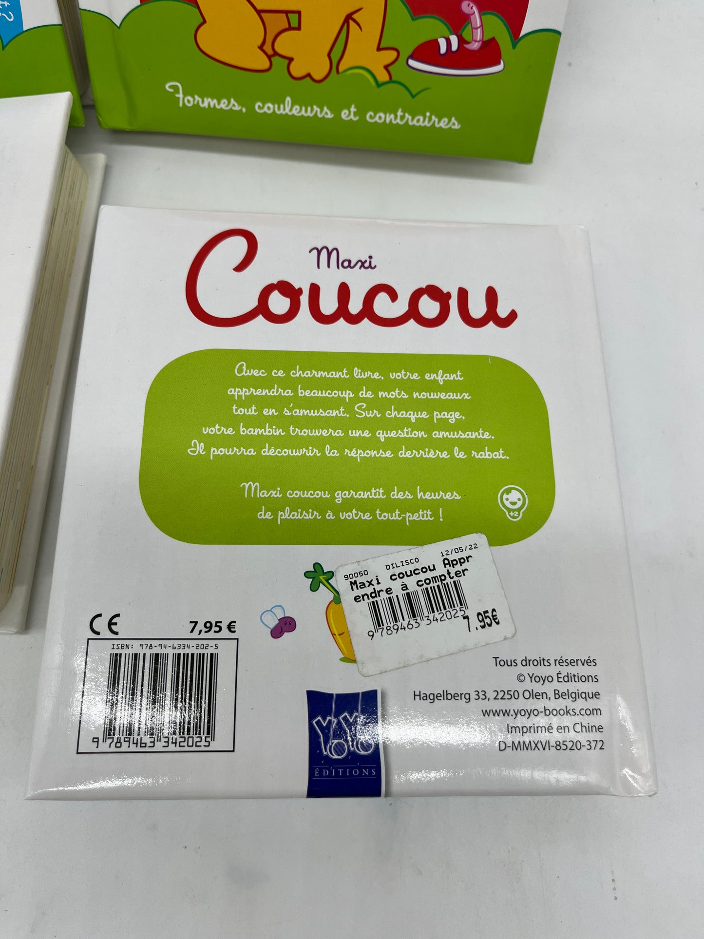 Lot de 4 livres histoires Maxi Coucou livre à rabats Neuf