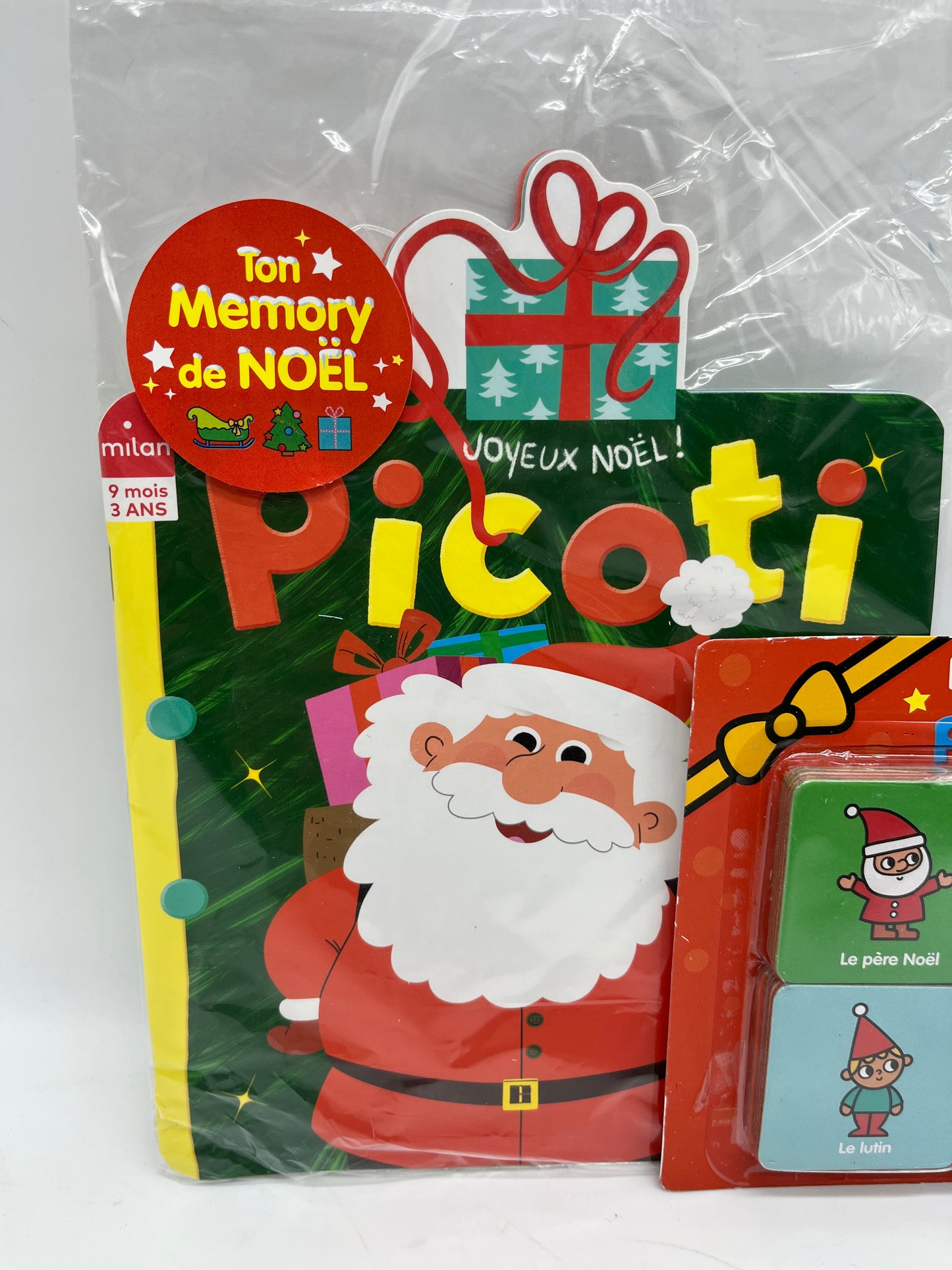 Livre d’activité magazine Picoti avec son jeu memory special Noël Neuf !