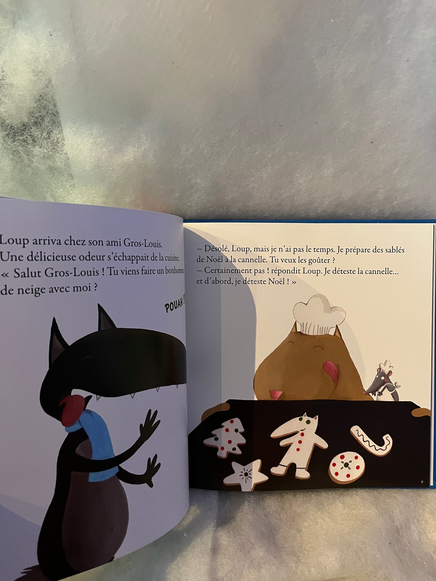 Livre Le loup qui n’aime pas Noël edition Auzou Neuf