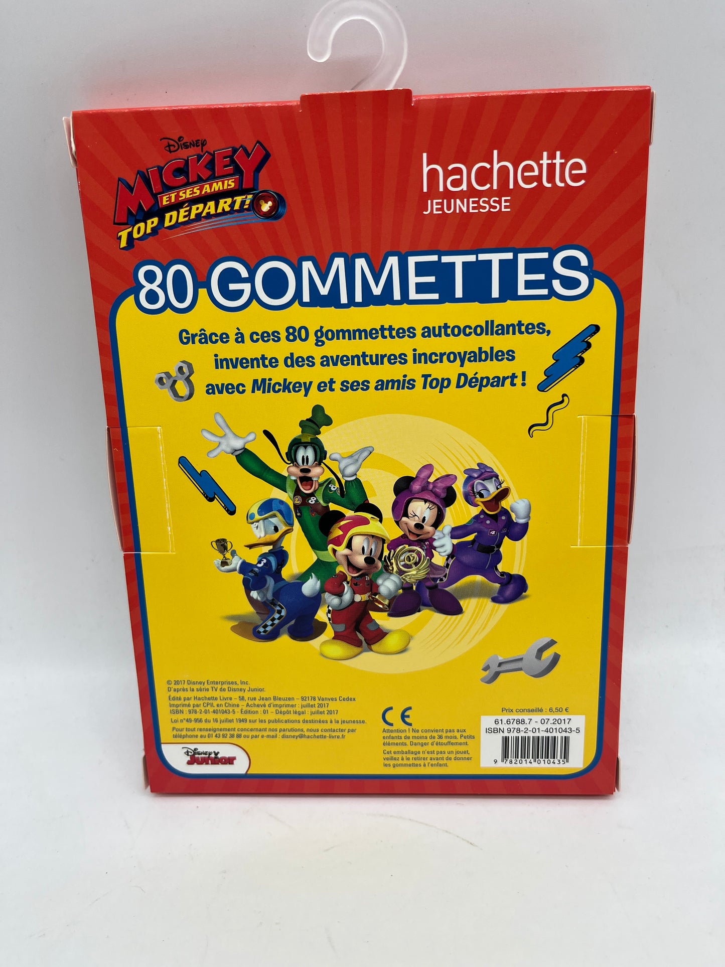 Paquet de 80 gommettes Disney Gommettes Mickey Neuf