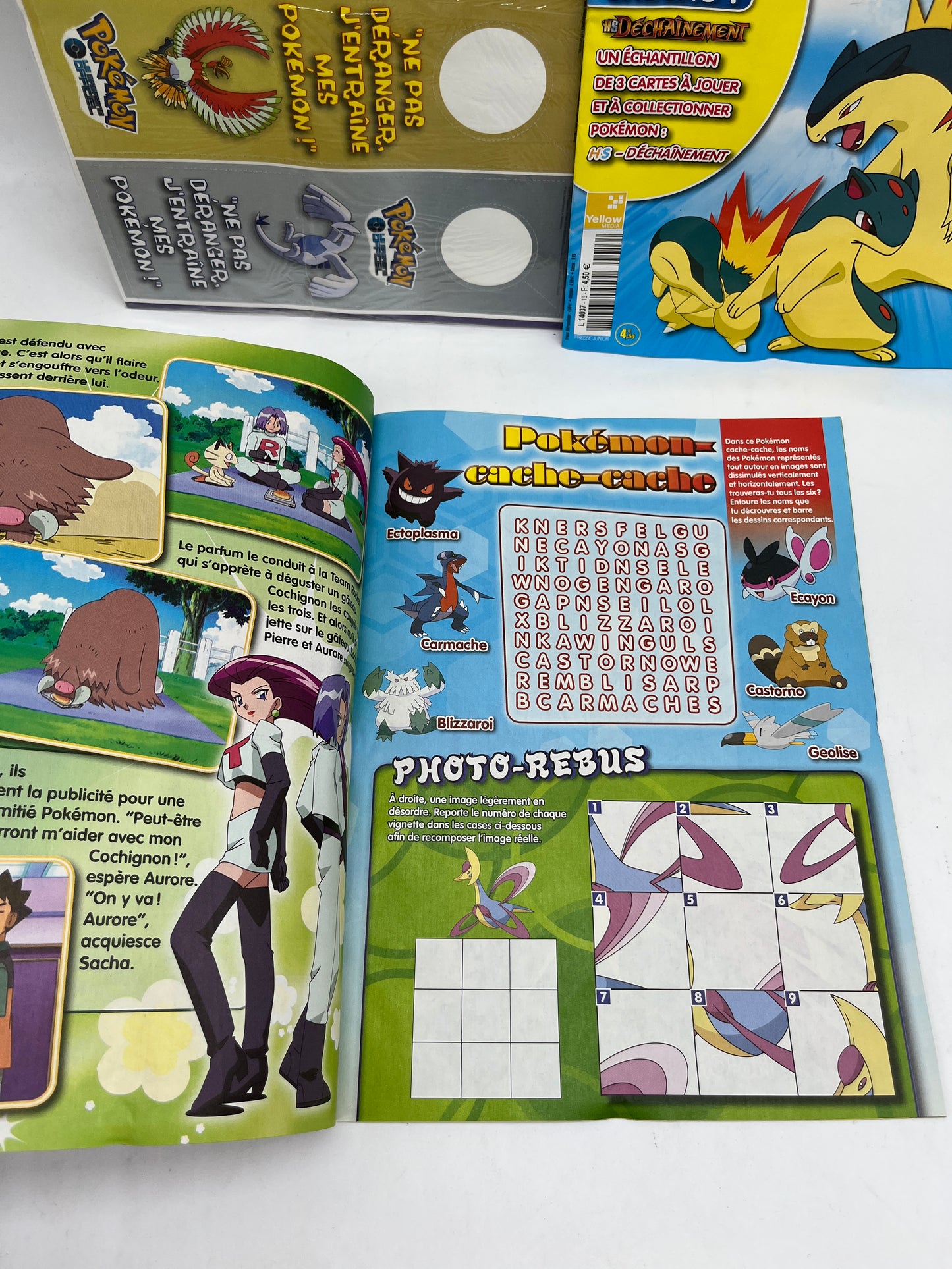 Lot de 3 Magazines Pokemon le magazine officiel ancien modèle neuf