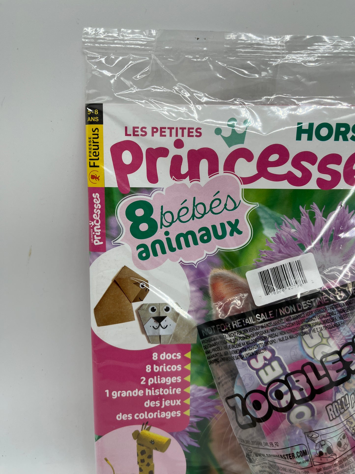 Livre d’activité magazine Les petites princesses avec sa figurine Zooble hors série Neuf
