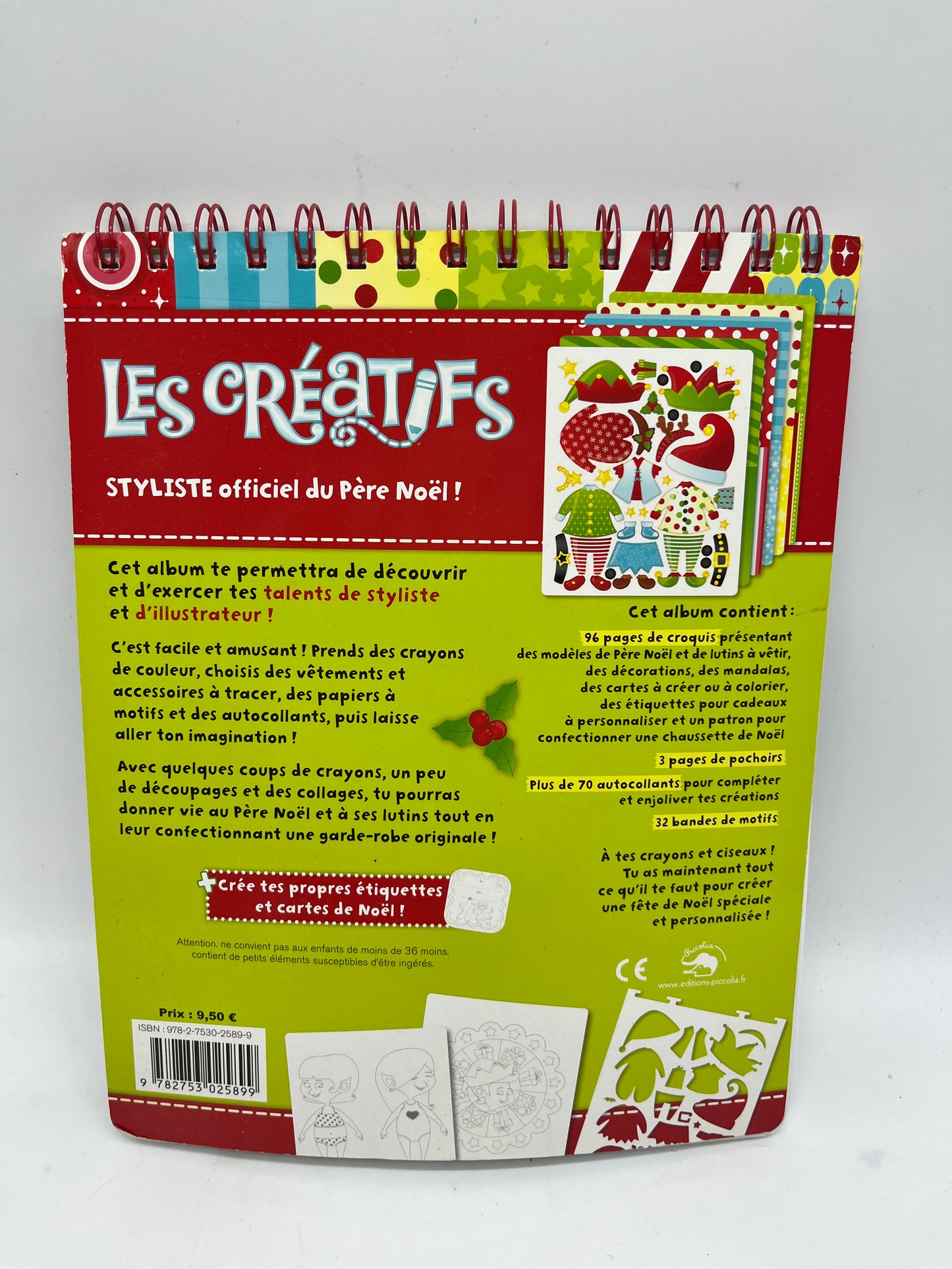 Livre d’activité magazine les creatifs special Noël Neuf !
