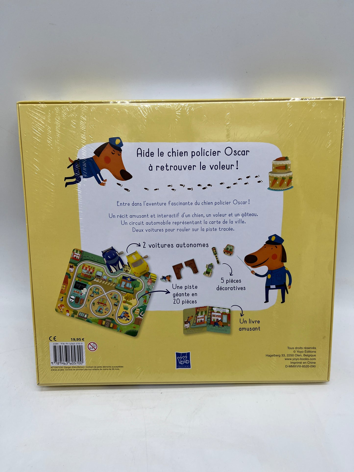 Coffret cadeau lis construit et roule modèle Le policier oscar Neuf sous blister