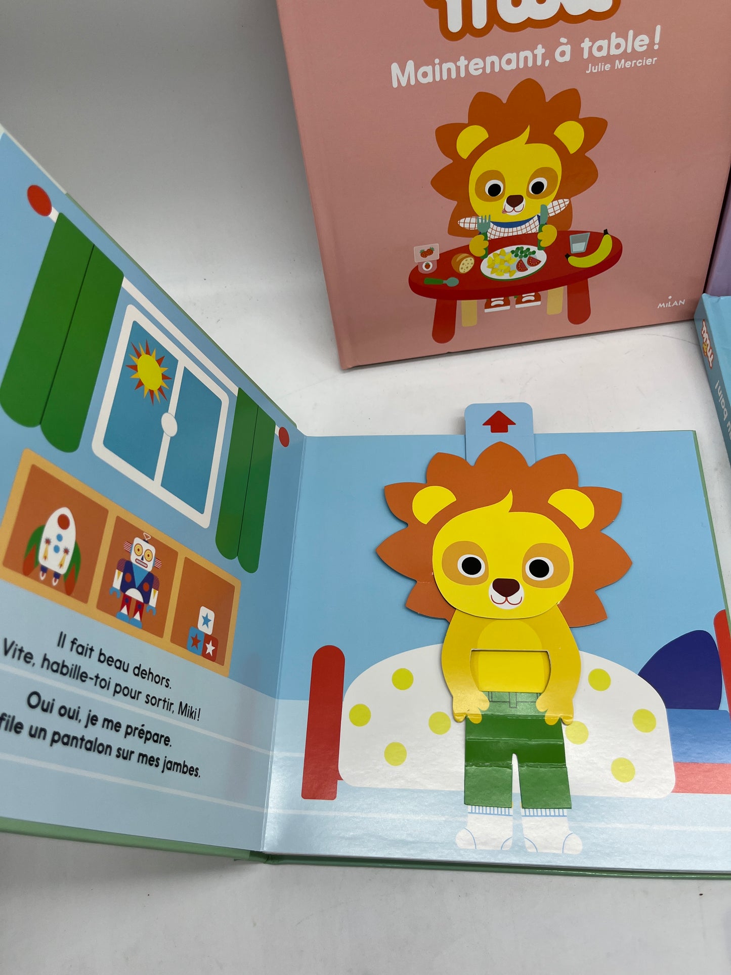 Lot de 4 livres Ludique Mon livre animé avec tirette Neuf