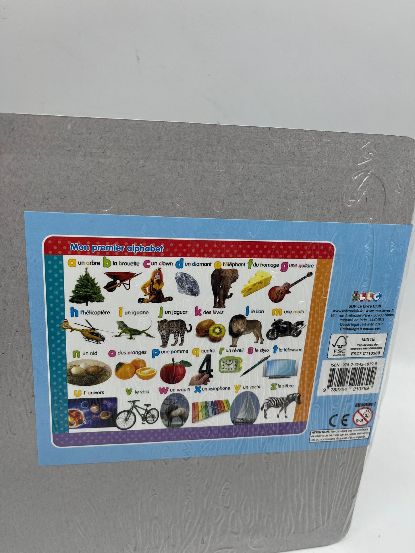 Puzzle de 35 pièces Mon premier puzzle je compte 1 à 10 Neuf sous blister