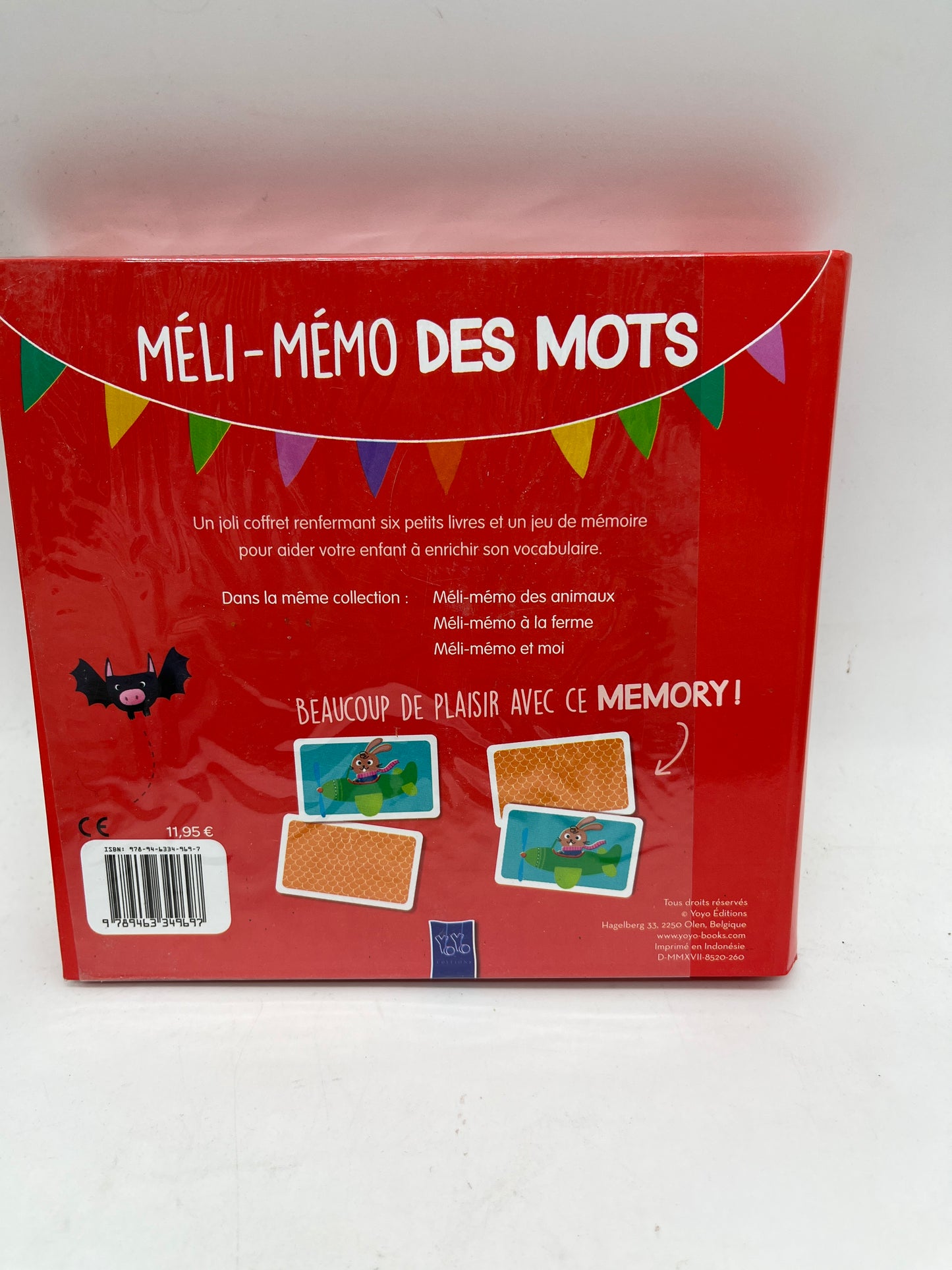 Coffre Méli-Melo des mots Ma petite bibliothèque et mon mémory
