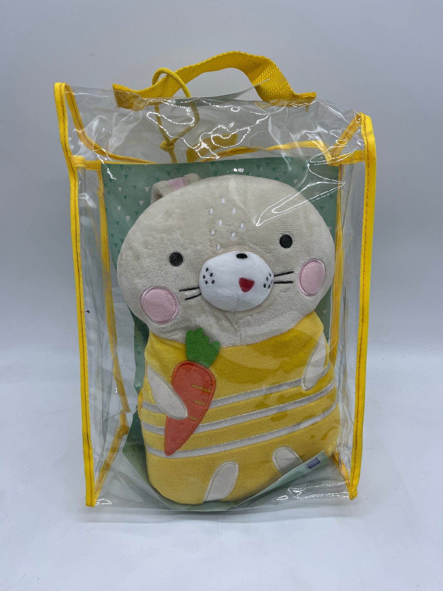 Coffret Mon livre câlin modèle Lapin avec sa peluche et son livre tissus détachable Neuf