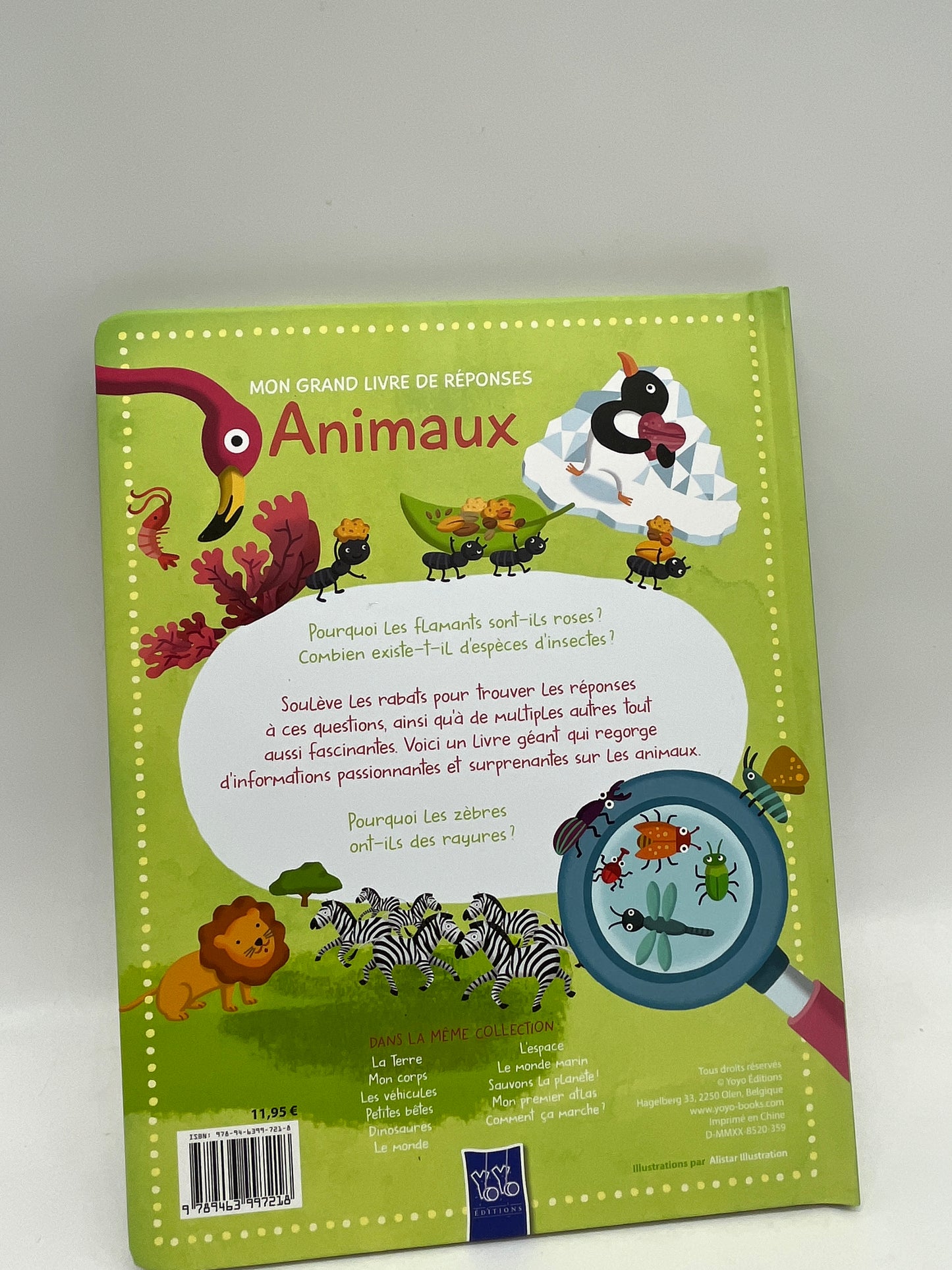 Livre Mon grand livre de questions réponses avec rabats Thème Les animaux Neuf
