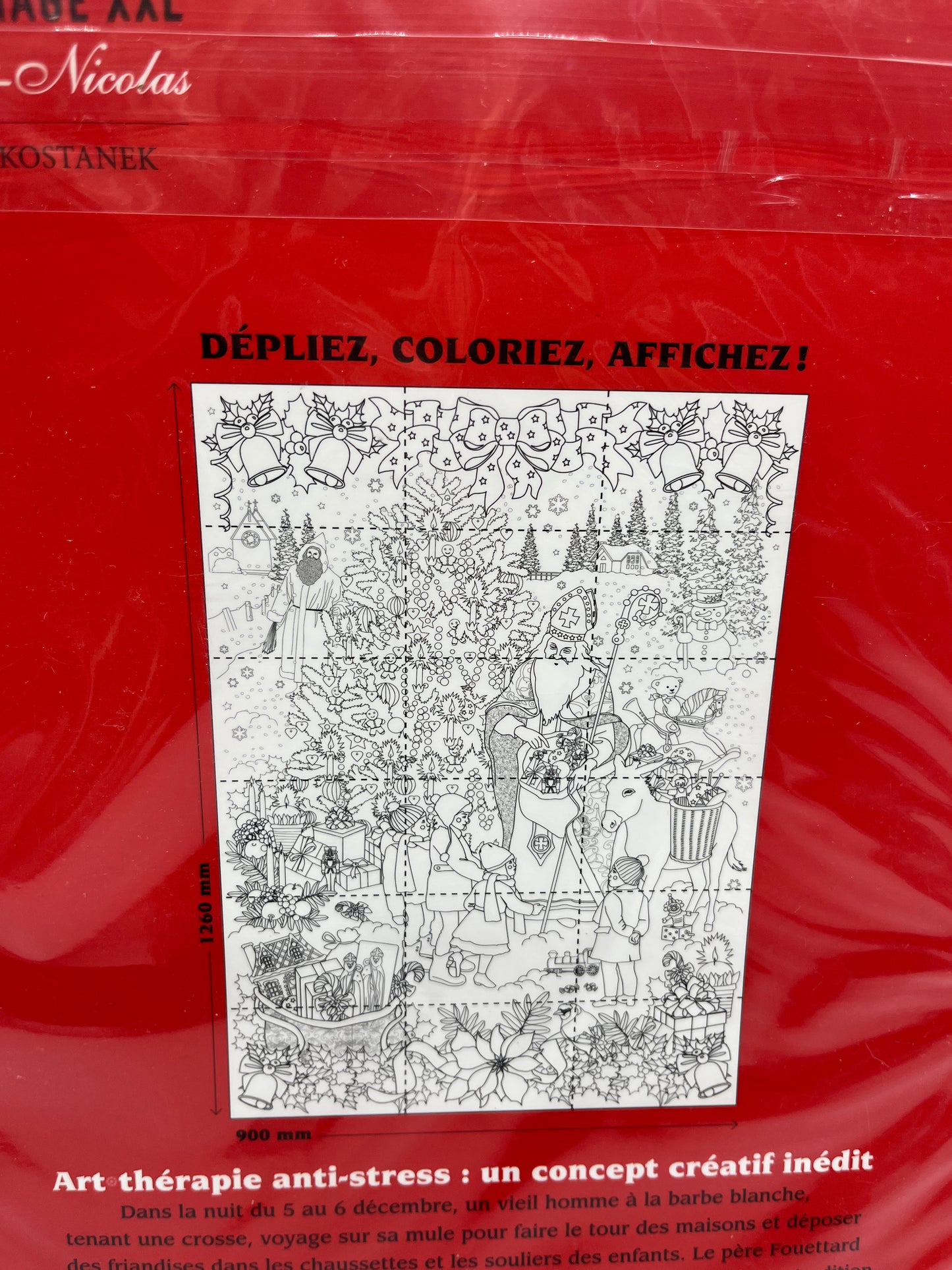 Coloriage XXL Spécial Saint Nicolas Neuf sous blister
