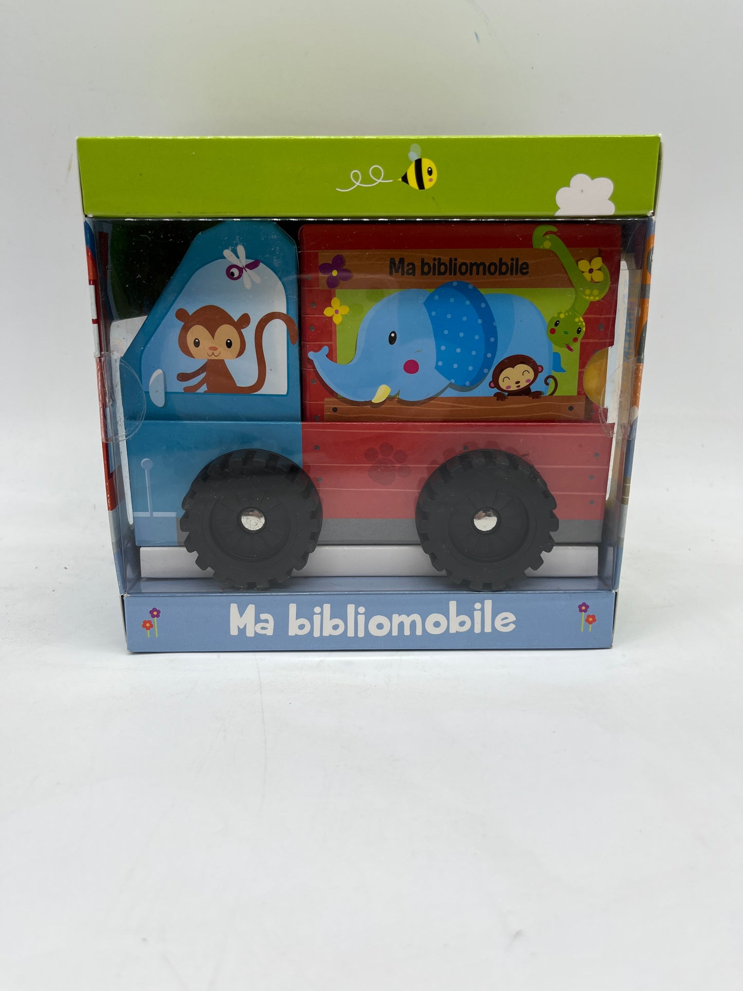 Coffret Ma bibliomobile contient 5 livres imagiers tout cartonné Neuf