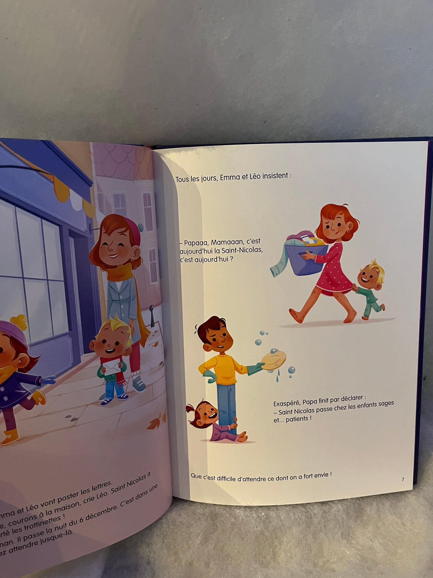 Livre Léo et Emma attendent Saint Nicolas edition Auzou Neuf !