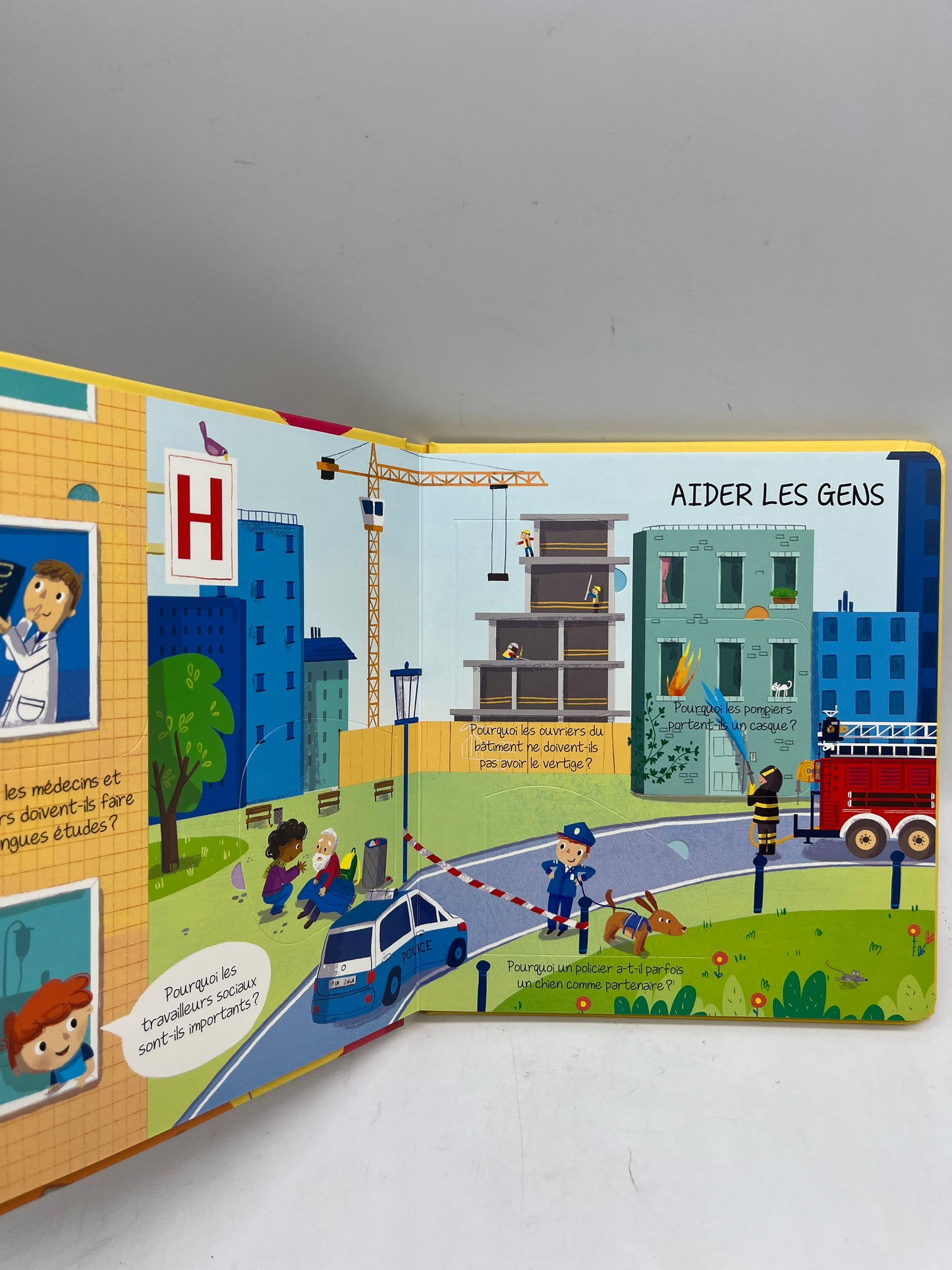Livre Pourquoi ? Thème Mon travail de rêve livre question réponses avec plus de 30 rabats Neuf