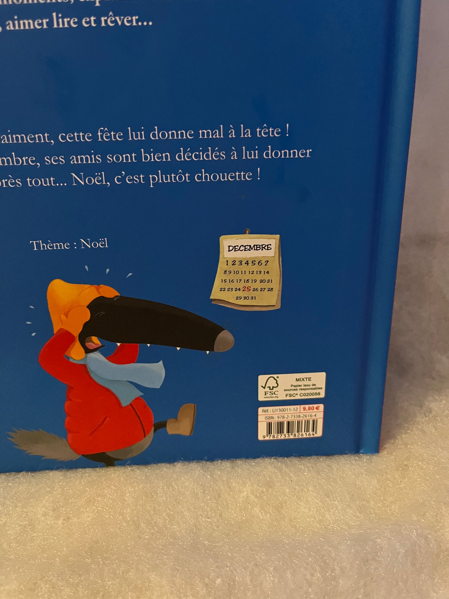 Livre Le loup qui n’aime pas Noël edition Auzou Neuf