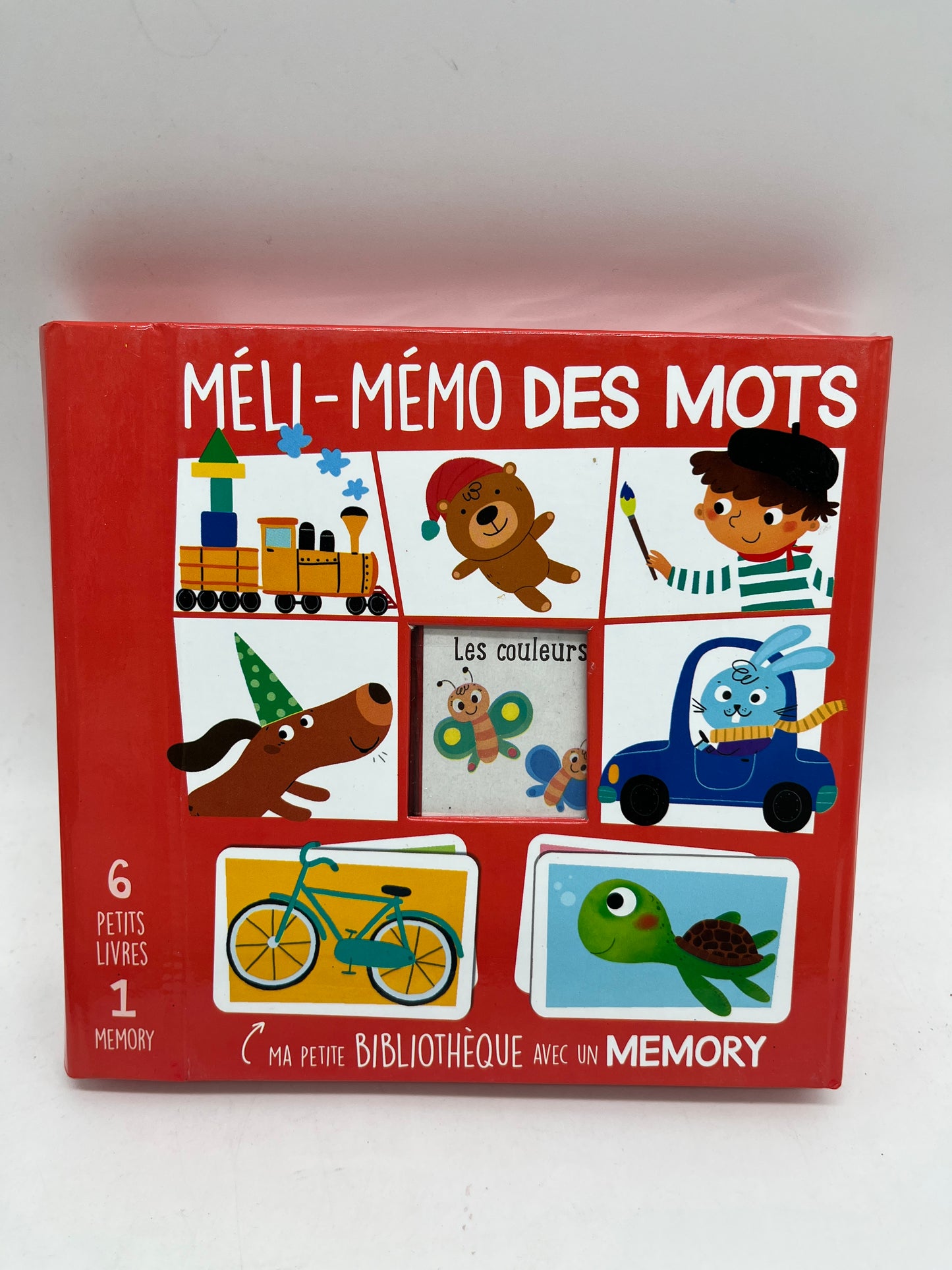 Coffre Méli-Melo des mots Ma petite bibliothèque et mon mémory