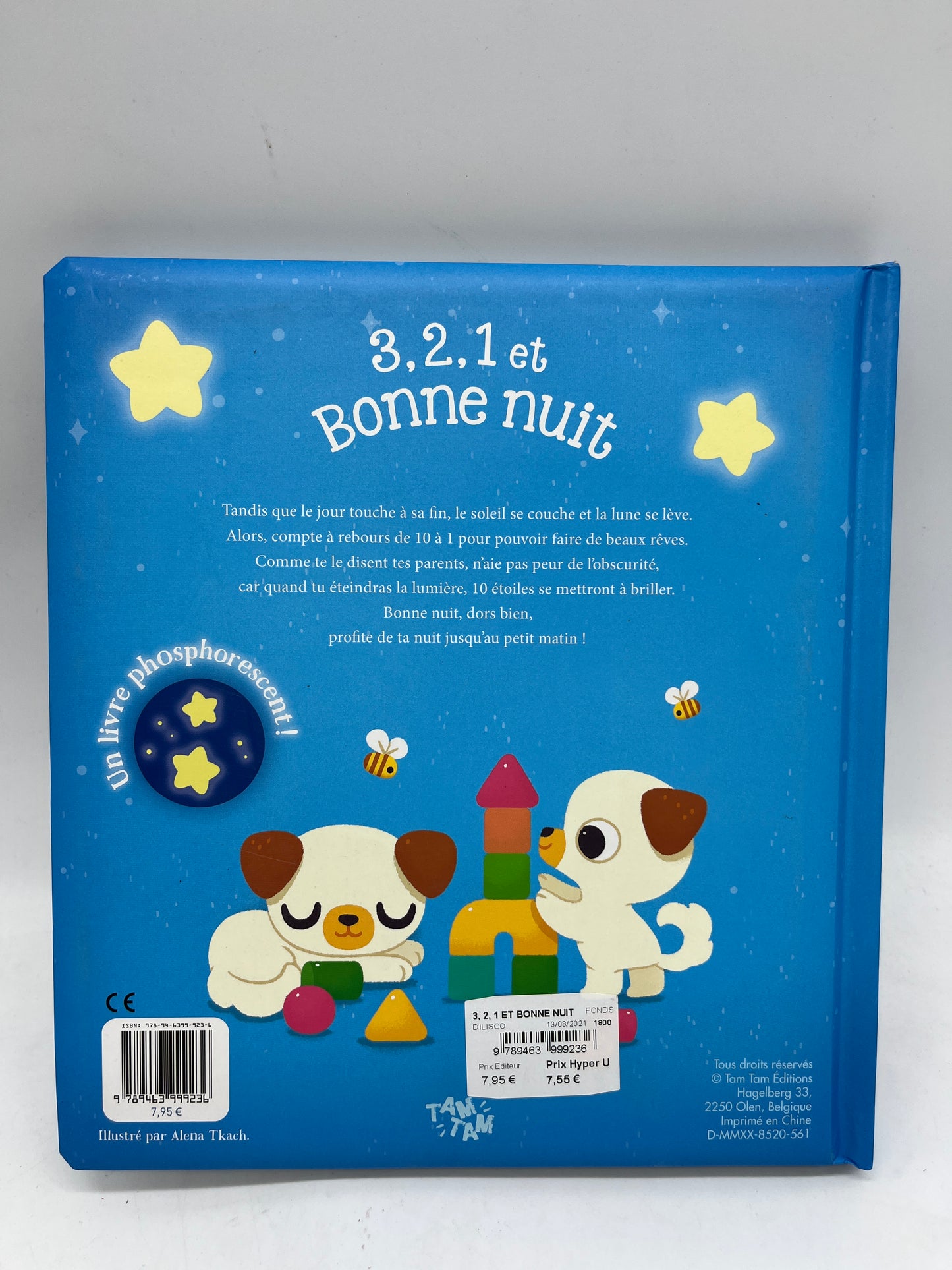 livre histoire pour le 3/2/1 et bonne nuit thème les bébés animaux Neuf