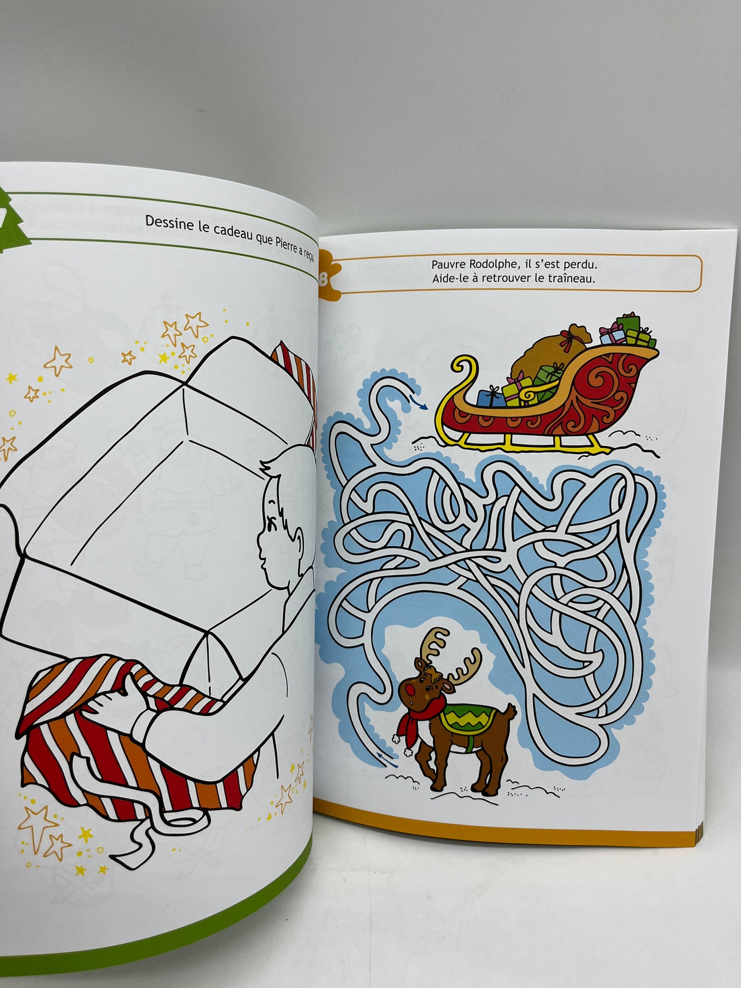 livre d’activite 100 jeux amusant Joyeux Noël spécial Noël Neuf dès 4 ans on