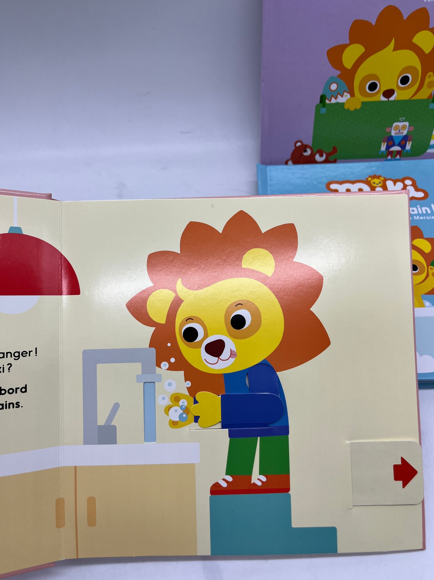 Lot de 4 livres Ludique Mon livre animé avec tirette Neuf