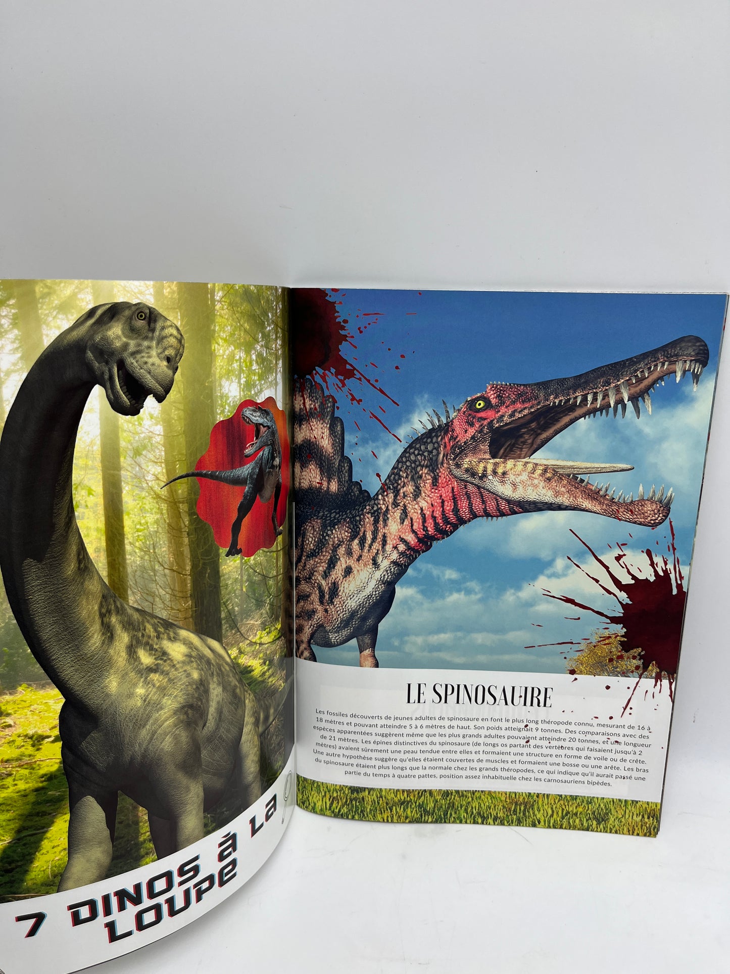 Livre d’activité Magazine Planète Dino Special Dinosaures avec poster Neuf
