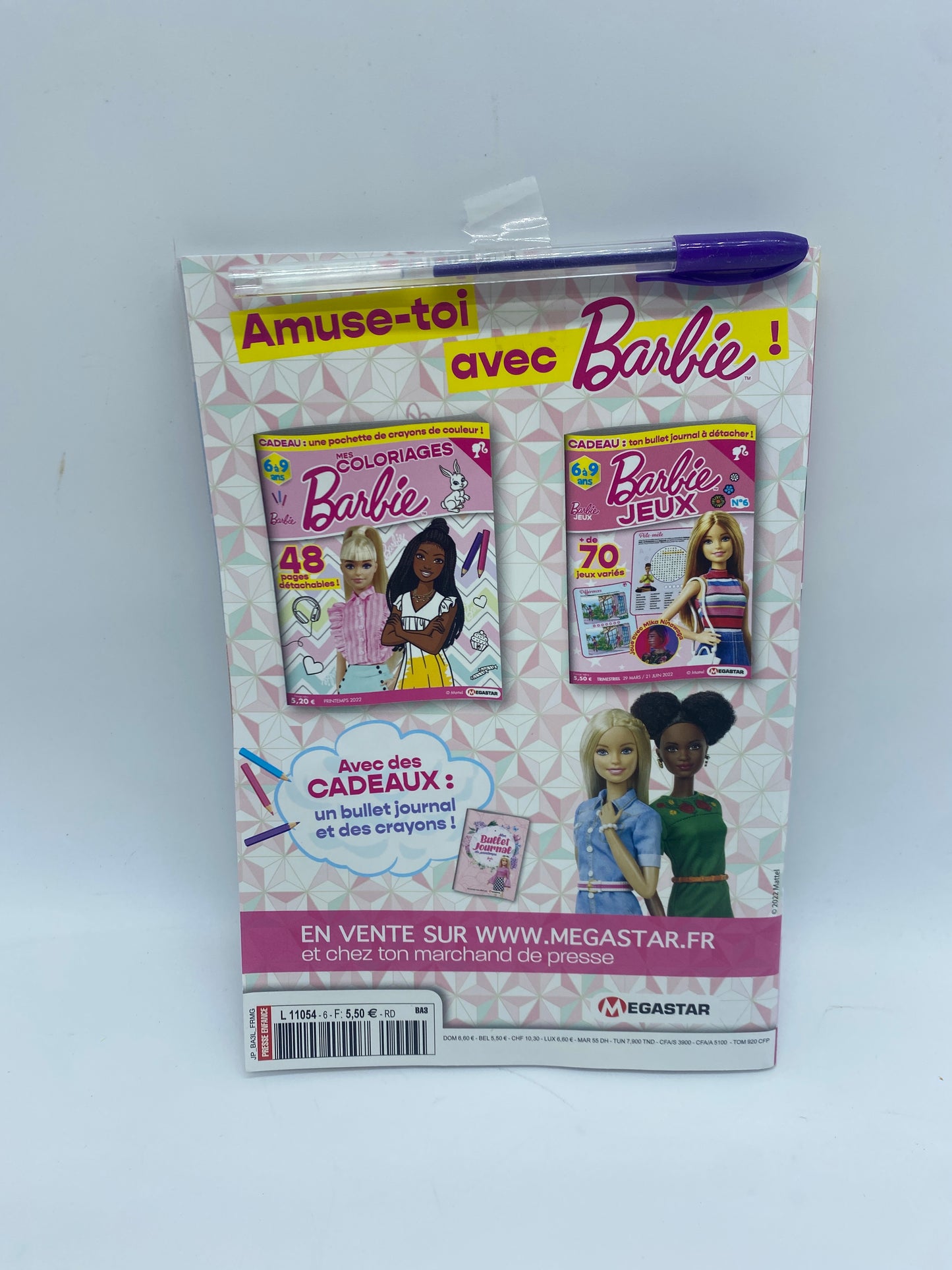 Livre d’activité Magazine Mes jeux Barbie 6 a 9 special Activities Neuf ! 6/9 ans Prix boutique:5€50