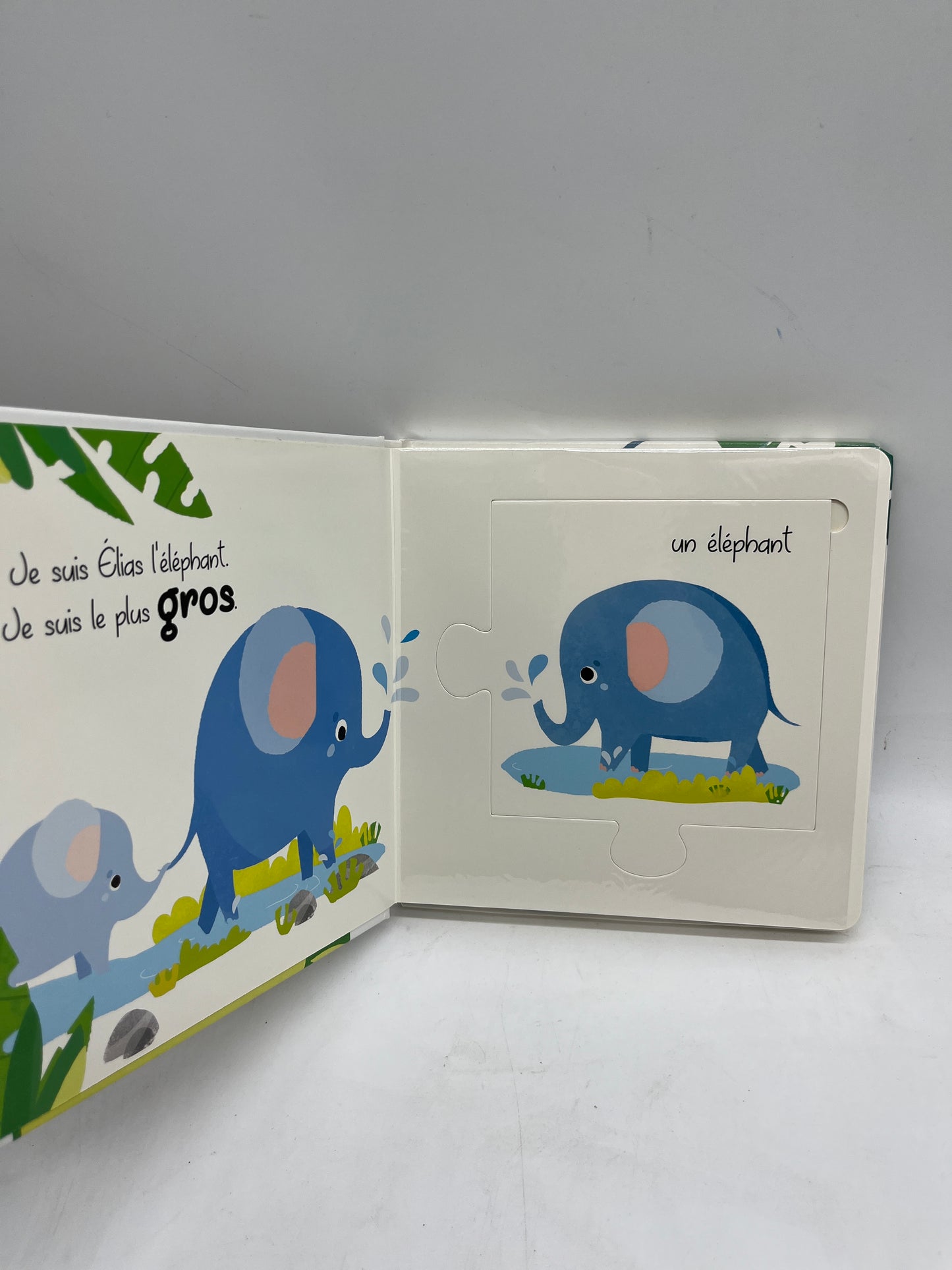 livre Puzzle tout cartonner thème A la jungle Neuf
