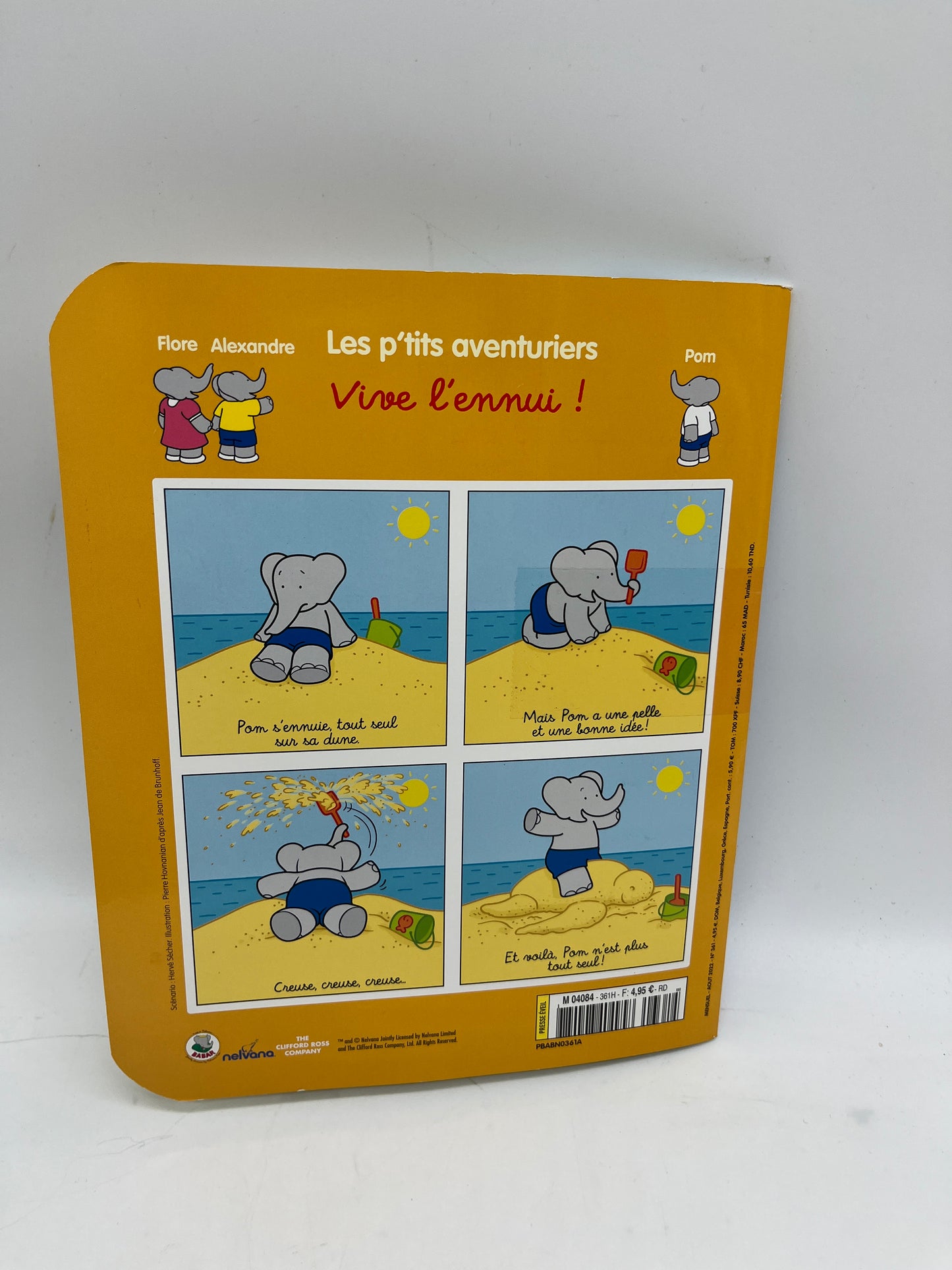 Livre d’activité magazine Babar avec ses crayons de couleur Neuf prix boutique 5€95
