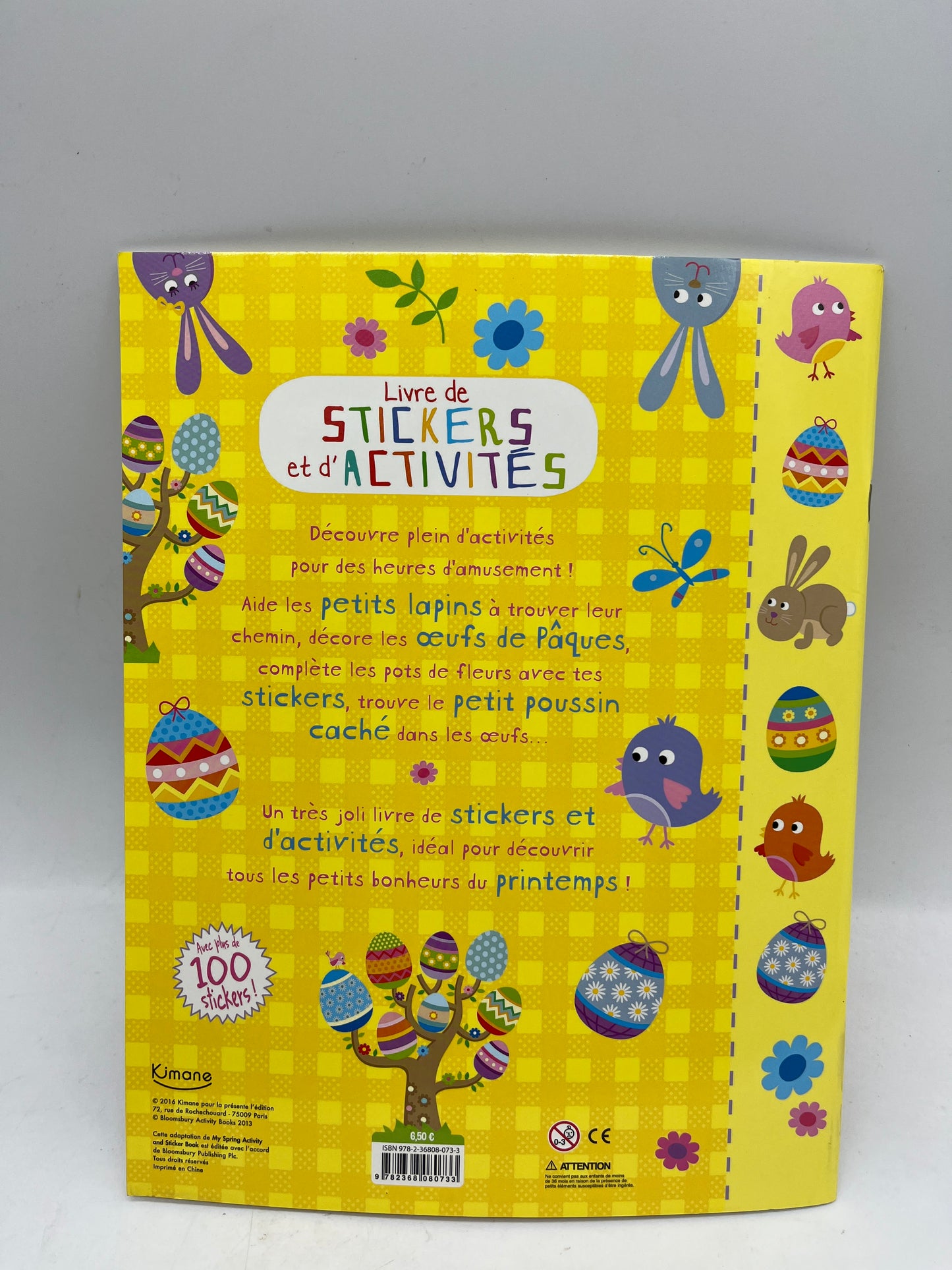 Livre stickers et d’activité Vive le printemps spécial Pâques 🐣 Neuf