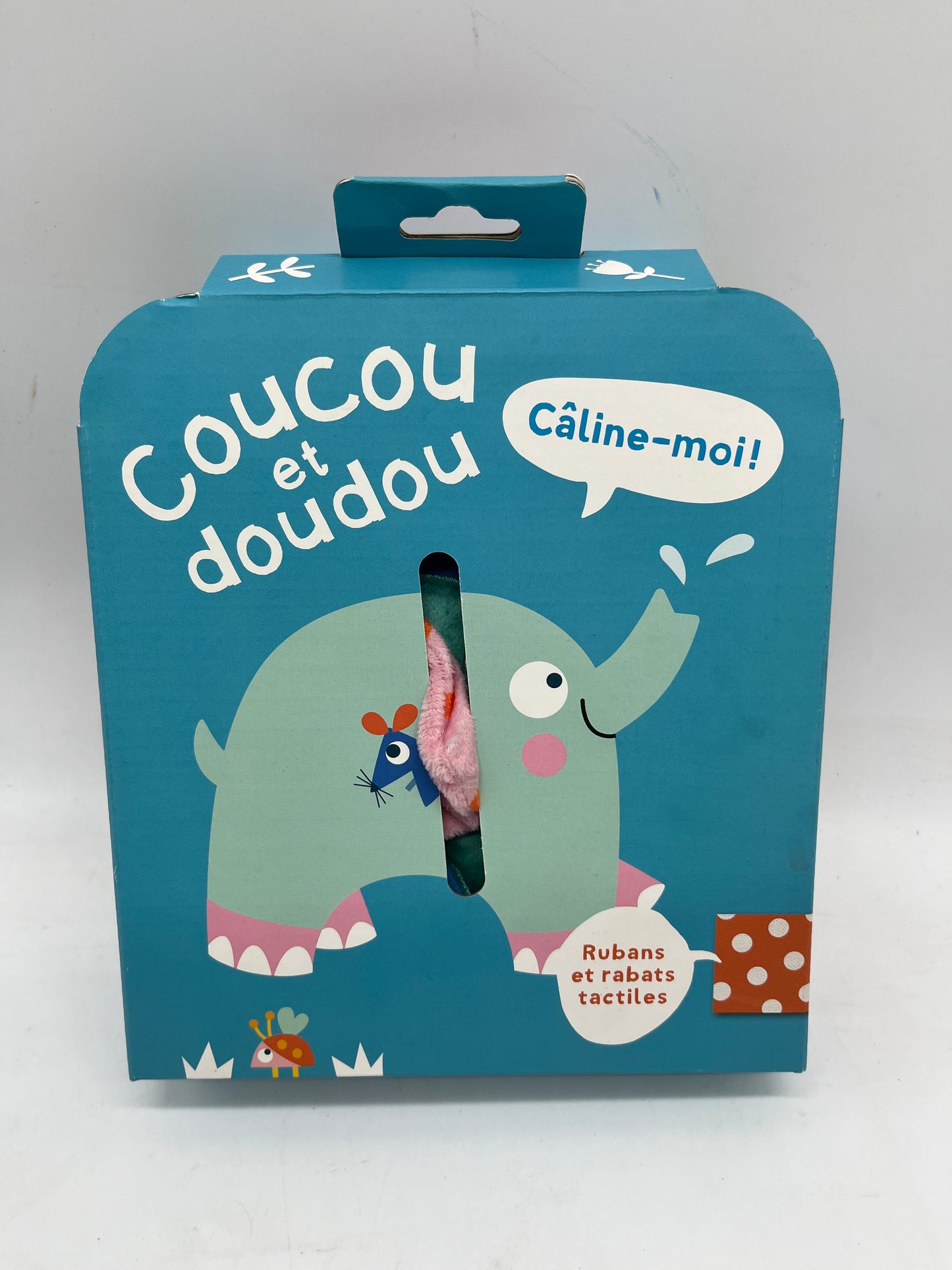 Coffret coucou et doudou câline moi modèle bleu Neuf