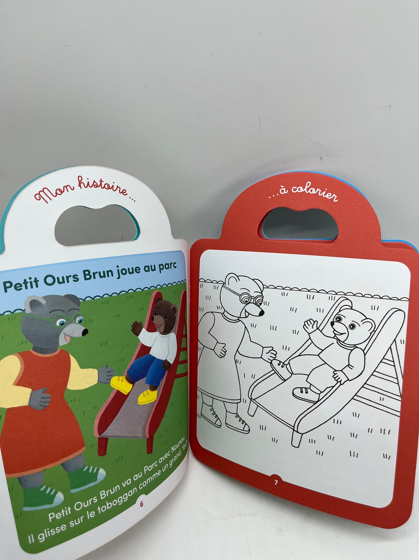 Livre d’activité Magazines Je colorie avec Petit ours brun thème automne Neuf
