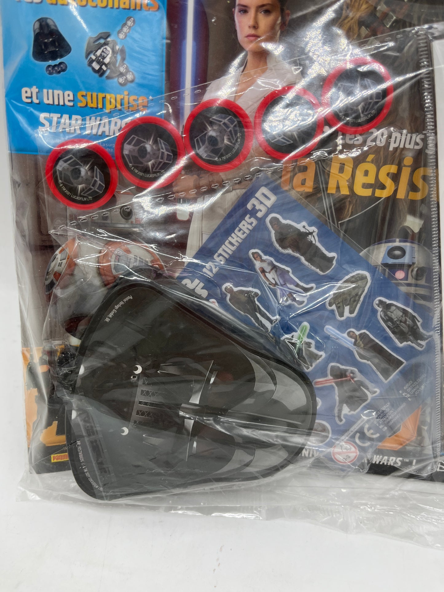 Livre d’activité Magazine Star Wars avec son lance disque Dark vador Neuf