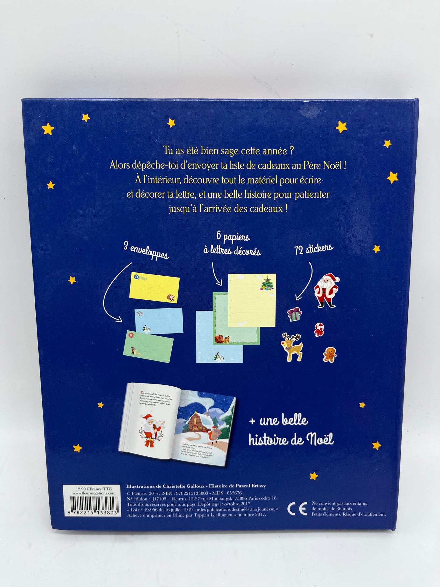 Livre d’activité coffret Ma lettre au Père Noël spécial Noël Neuf ! Priix boutique: 12€95