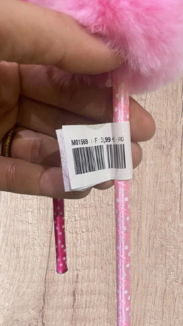 Lot de 3 Stylos Pompom Licornes à paillettes