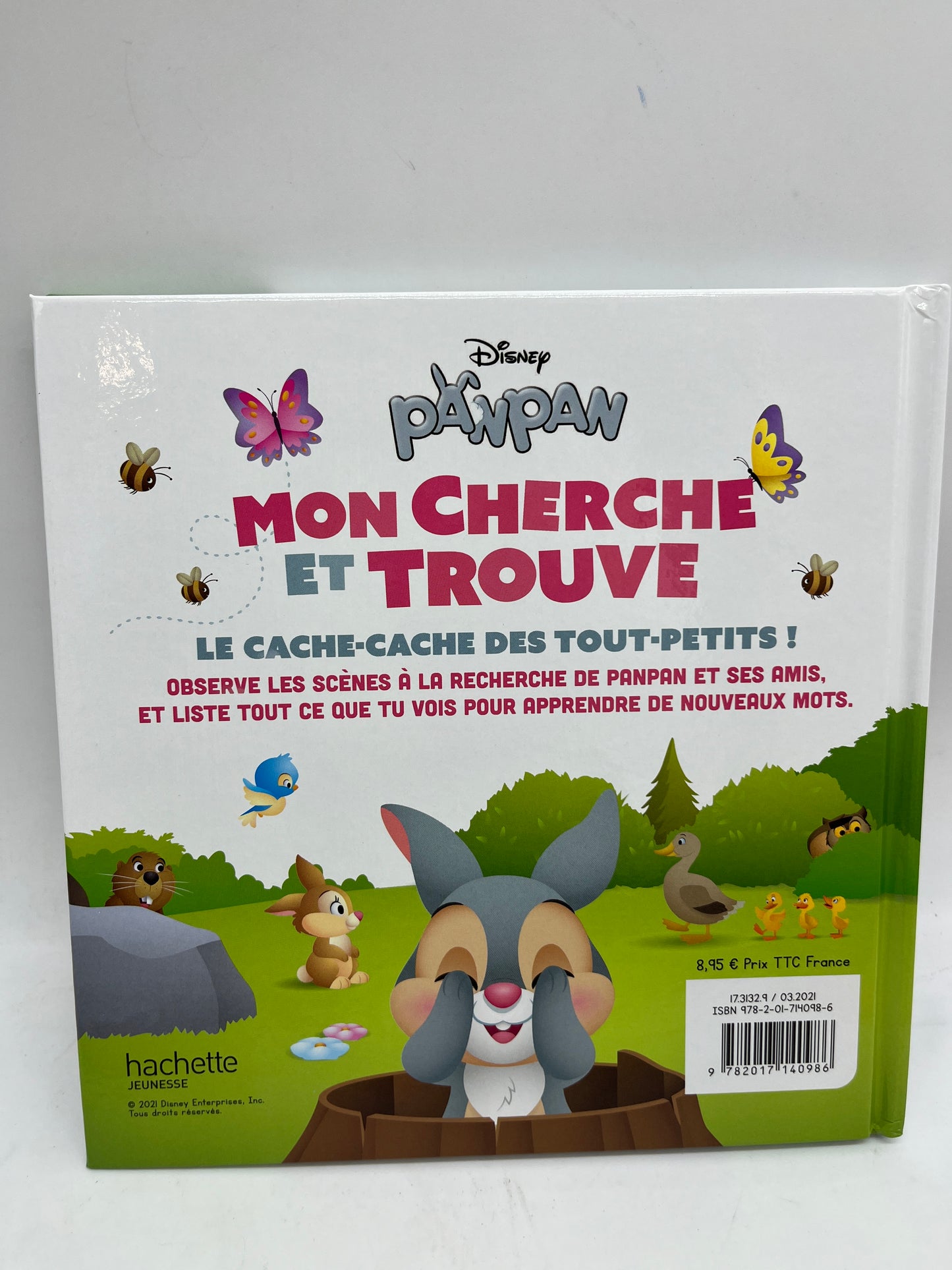 Livre mon premier Cherche et trouve Disney ave Panpan  déplier Neuf