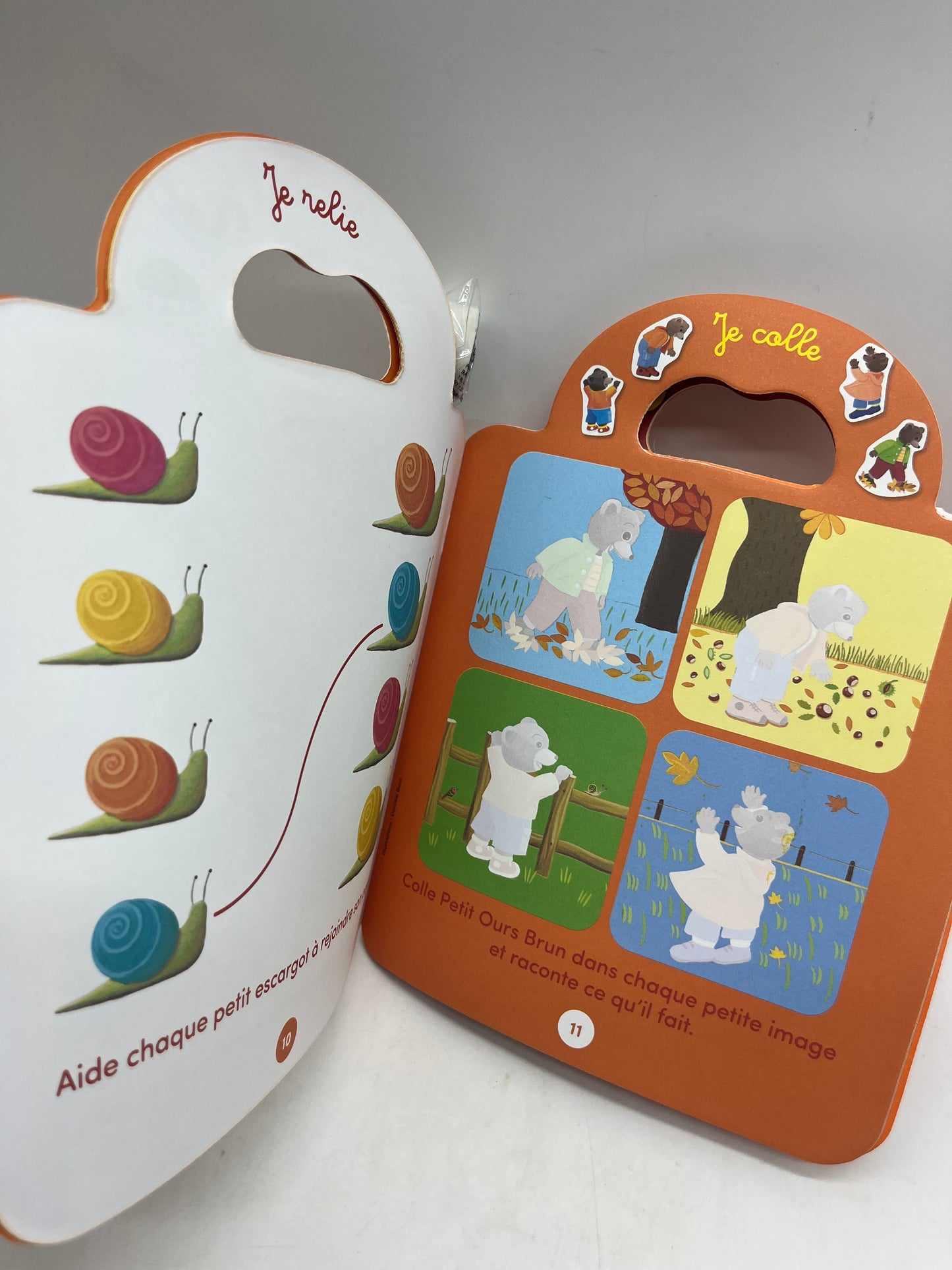 Magazine Je joue avec Petit ours brun jeux histoire stickers thème l’automne Neuf !