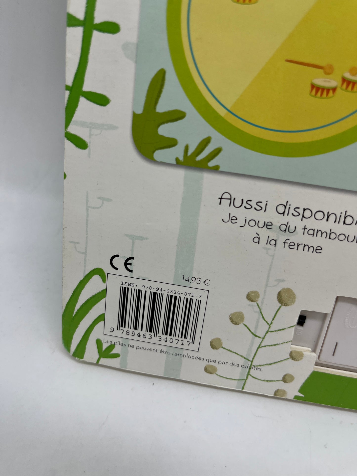 Livre Sonore Musical Joue du tambour dans la jungle Neuf Yoyo édition Jeunesse