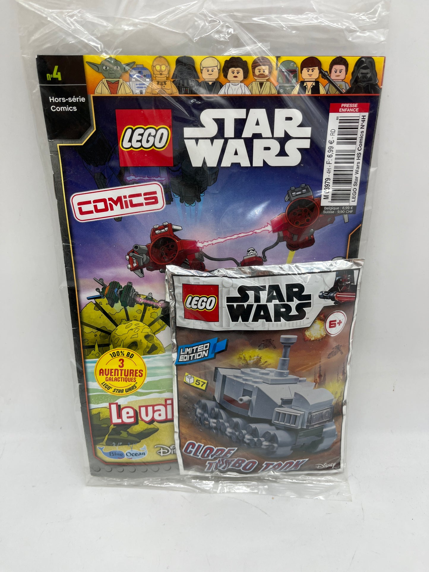 livre d’activité Magazine Lego Star Wars avec son vaisseau à monter Cline turbo Tanks Neuf sous blister