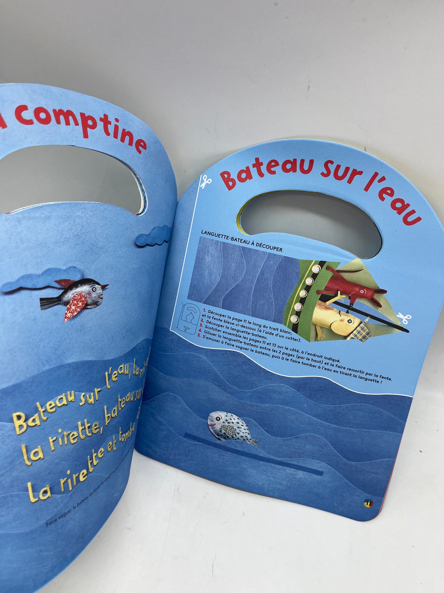 livre d’activité Magazine POPI  Mes premières gommes Avec Petit Ours brun des 1 ans Neuf !