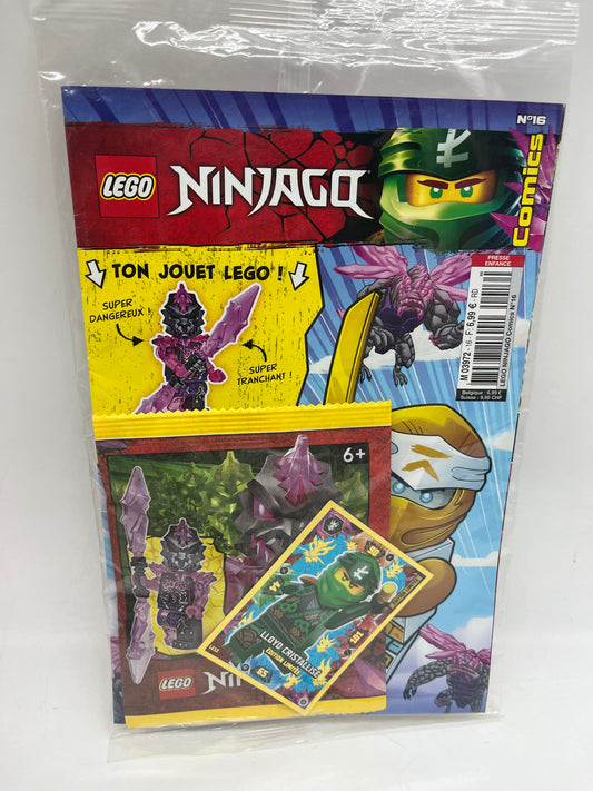 livre d’activité Magazine Lego Ninjago comics avec sa mini figurine Guerrier des pierres Vender Neuf !