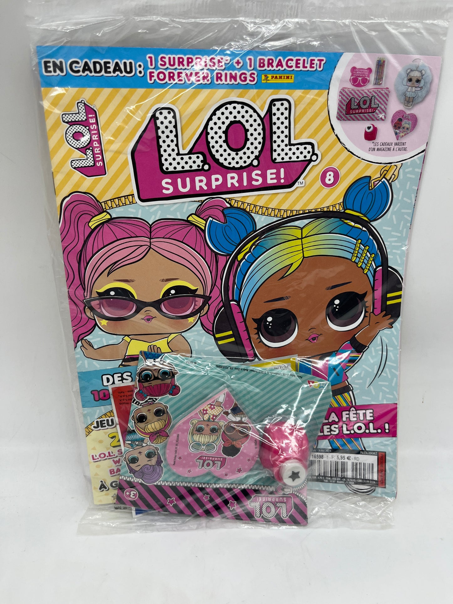 Livre d’activité  Magazine disney LOL surprise numero 8 avec son kit papeterie Neuf