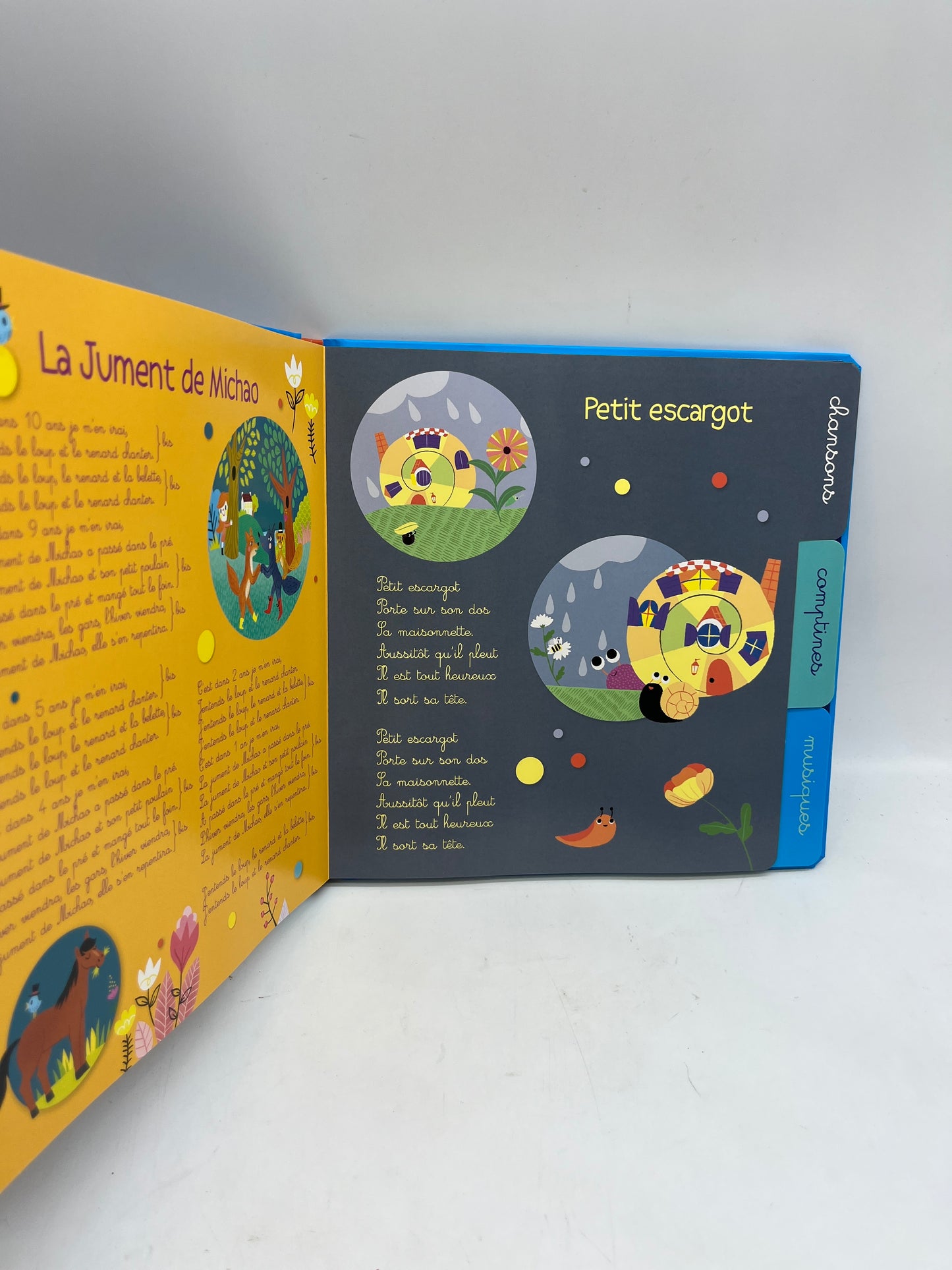livre sonore  avec CD Ludique Mes premières chansons et  comptines   D’animaux édition Grund Neuf