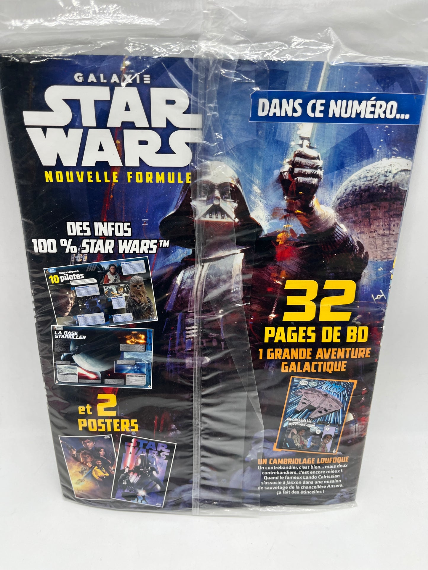 Livre d’activité  Magazine Star Wars avec son vaisseau lance disque Neuf