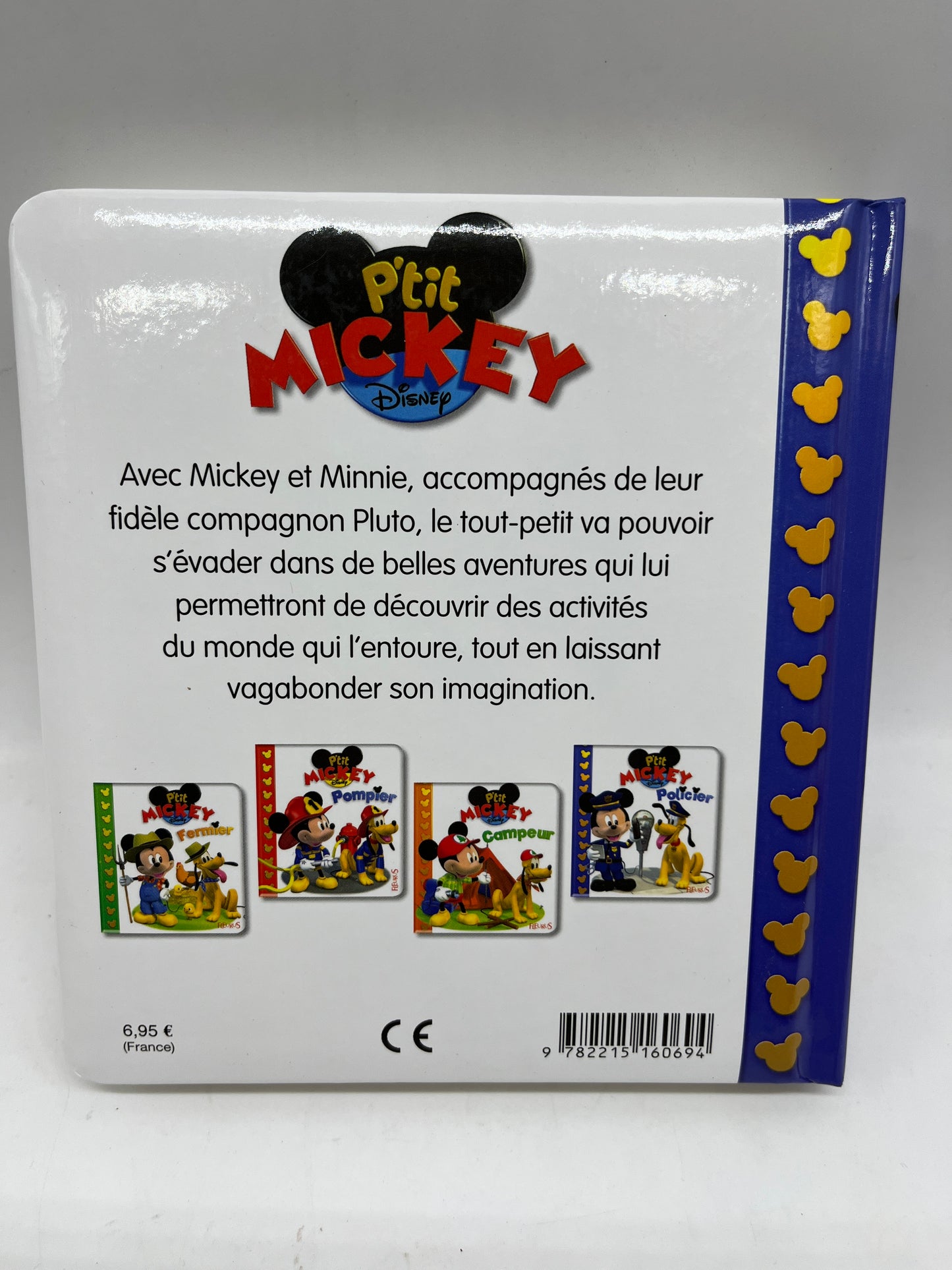 Livre histoire P’tit Mickey disney modèle Policier édition Fleurus Neuf