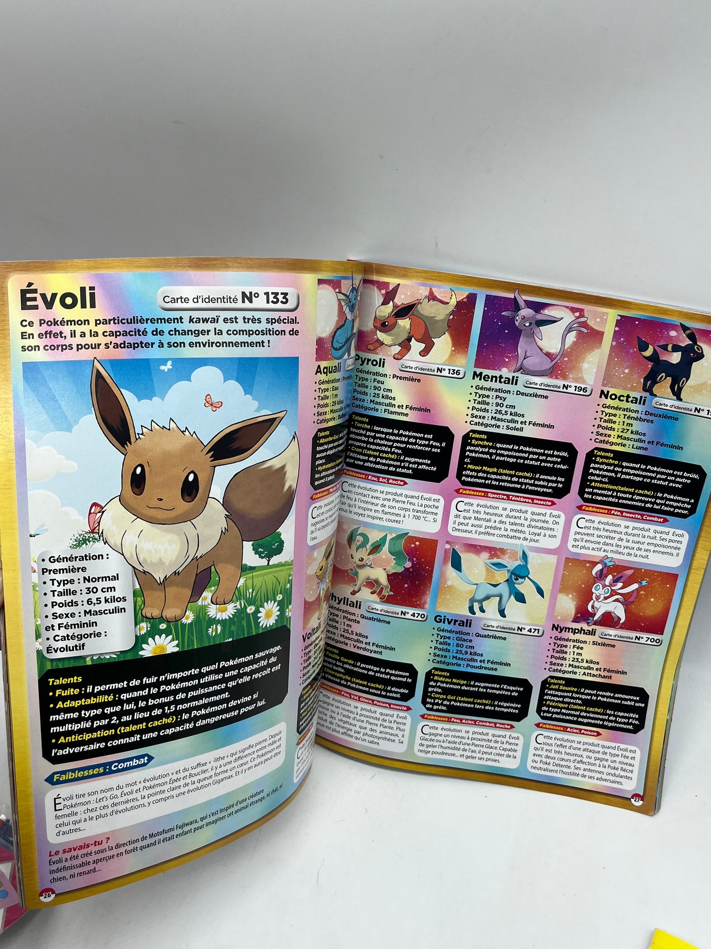 Livre d’activité Magazine Le Guide dès Pokémon + de 80 Pokémons neuf