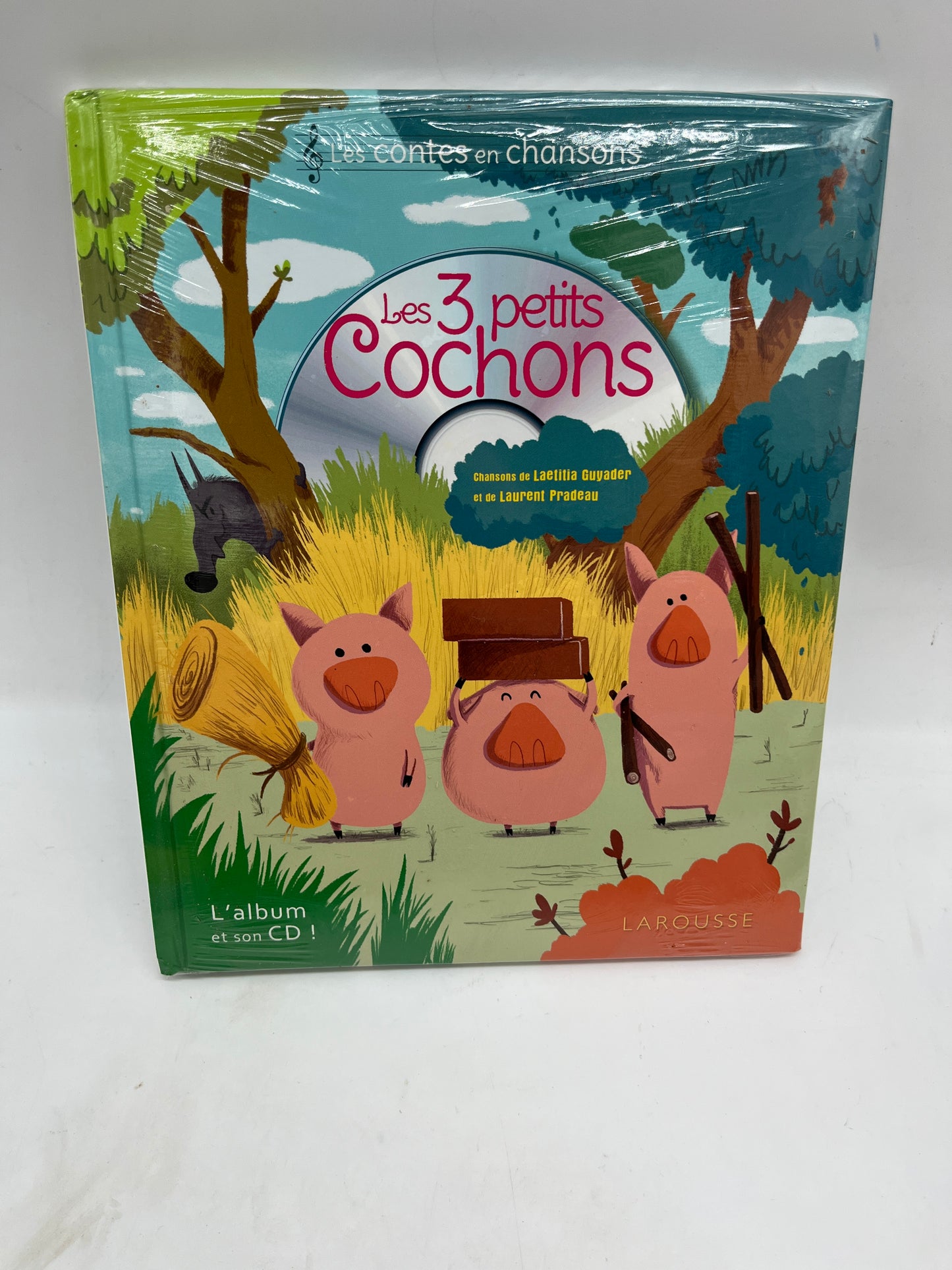Livre Sonore Mes petits contes à écouter Les 3 petits cochons avec son CD Neuf !