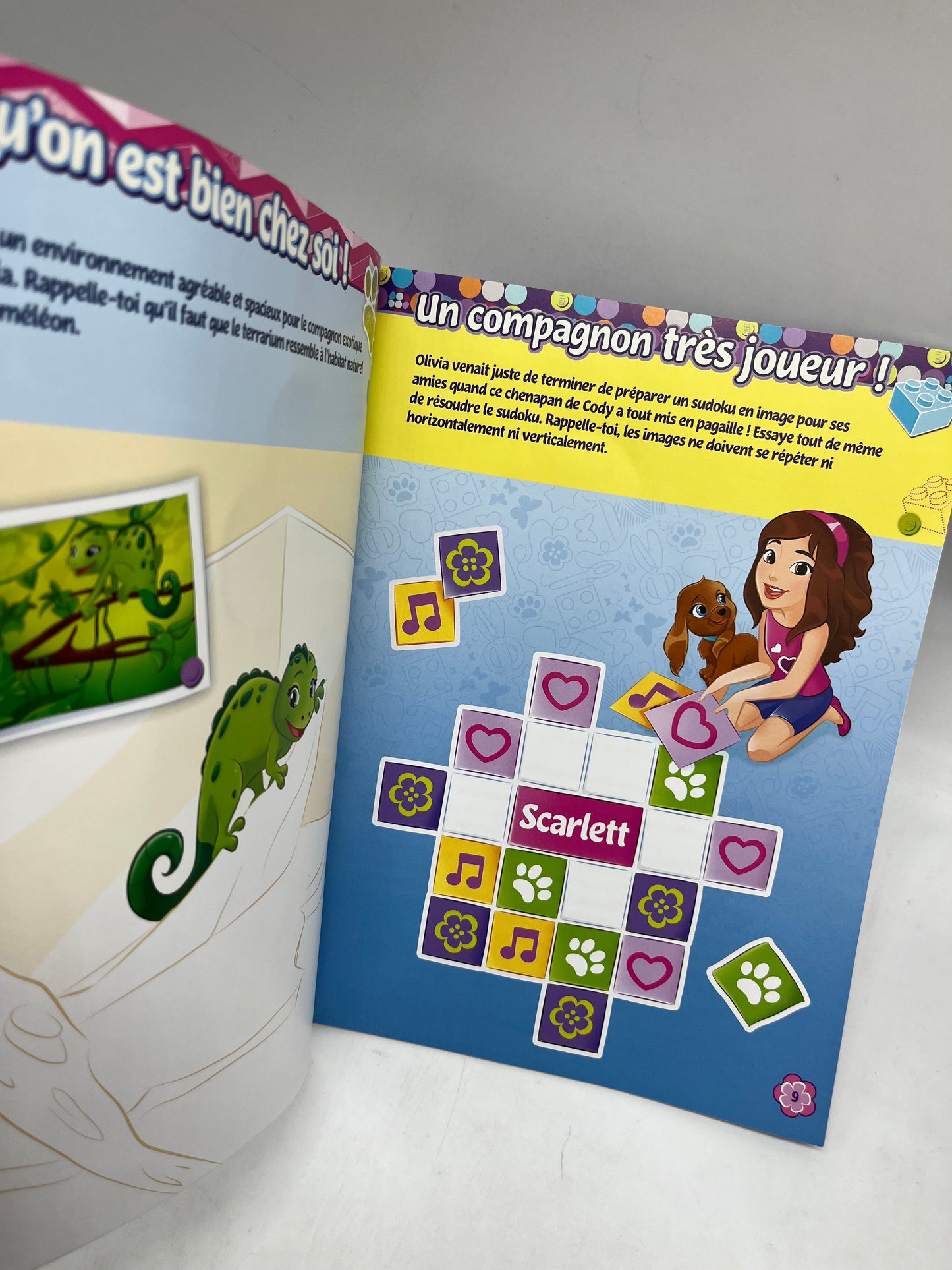 livre d’activité Magazine Lego Friends Grand projets avec sa construction Neuf !