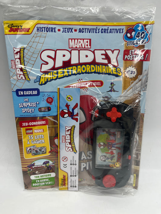 Livre d’activité magazines Disney Spidey avec son game water  Spiderman Marvel Neuf