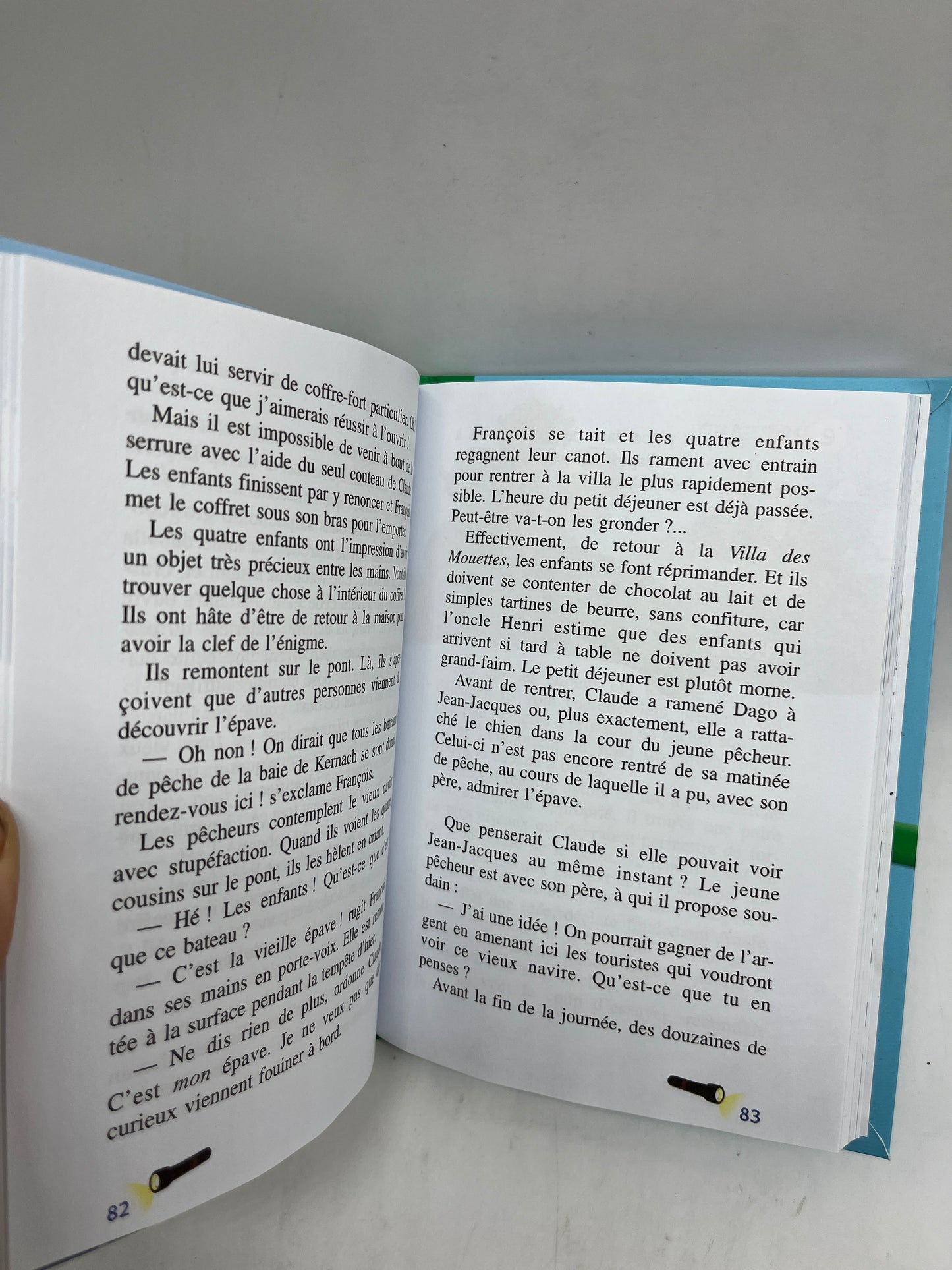 Livre histoire Ma bibliothèque verte Le club des cinq Et le trésor de l’île Neuf