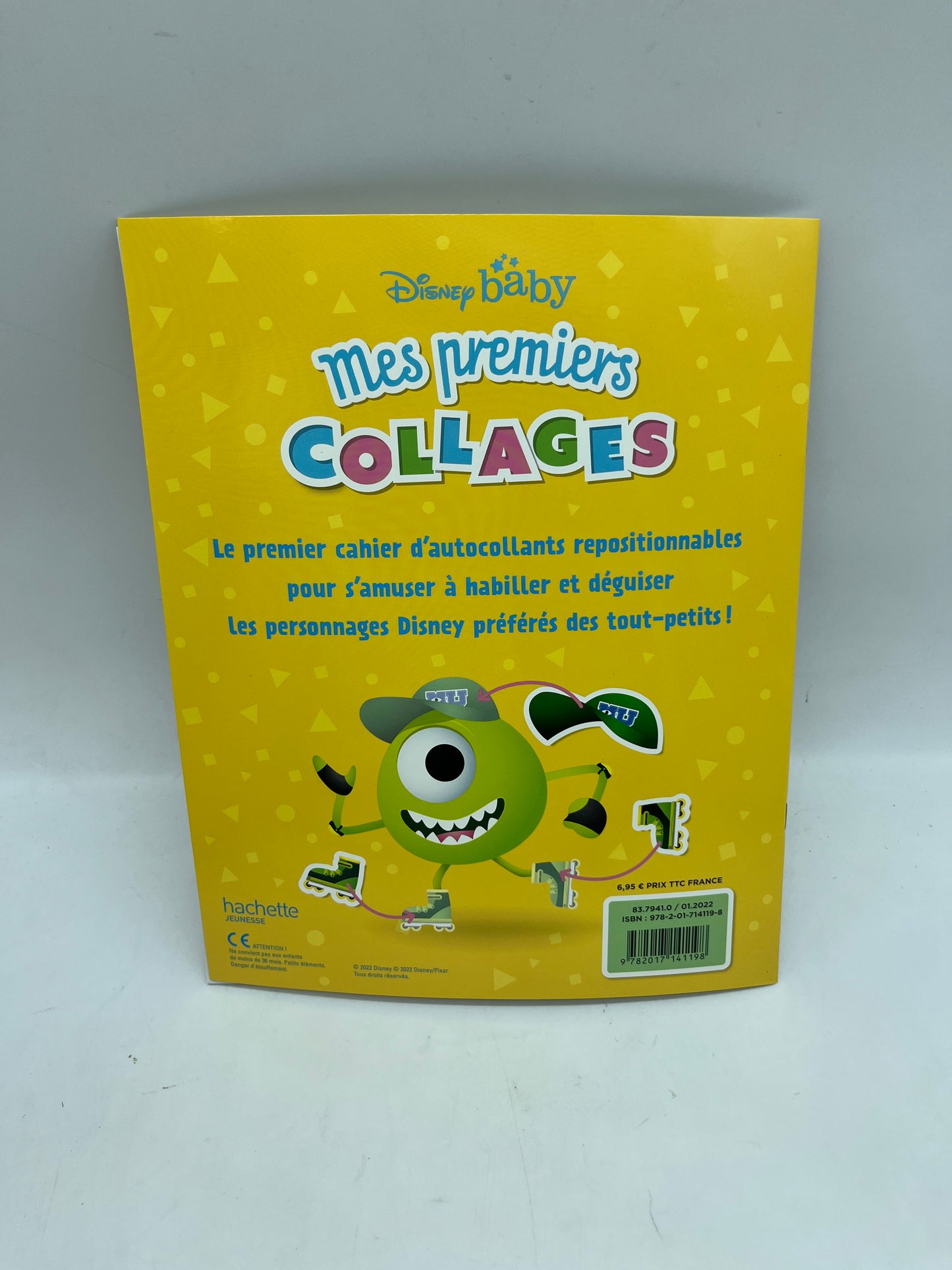 Magazine livre d’activité Disney BabyMes premiers collages thème les saisons Histoire jeu activité Neuf